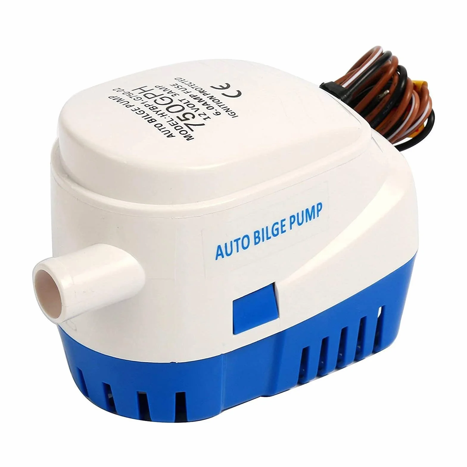 FreeTec Pompa zęzowa 12 V, automatyczna pompa zęzowa 750 GPH z przełącznikiem pływakowym