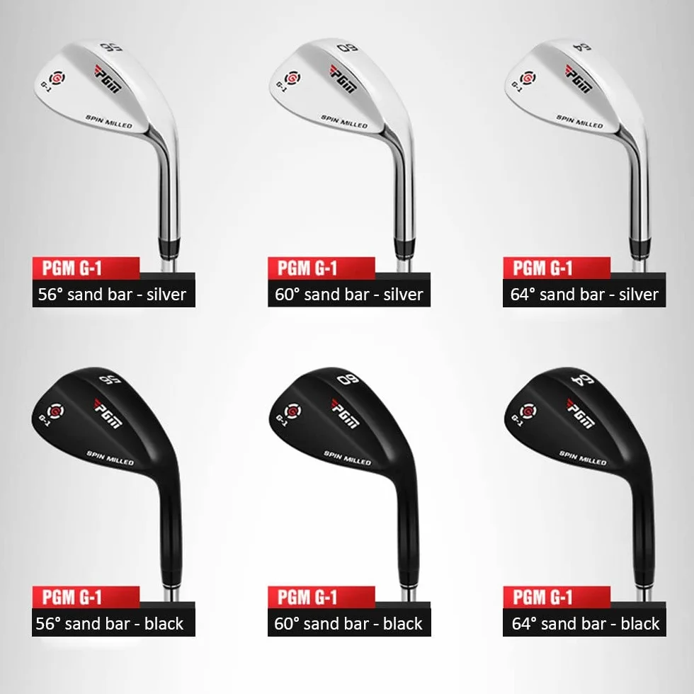 Klin golfowy 64 stopnie srebrny dla praworęcznych