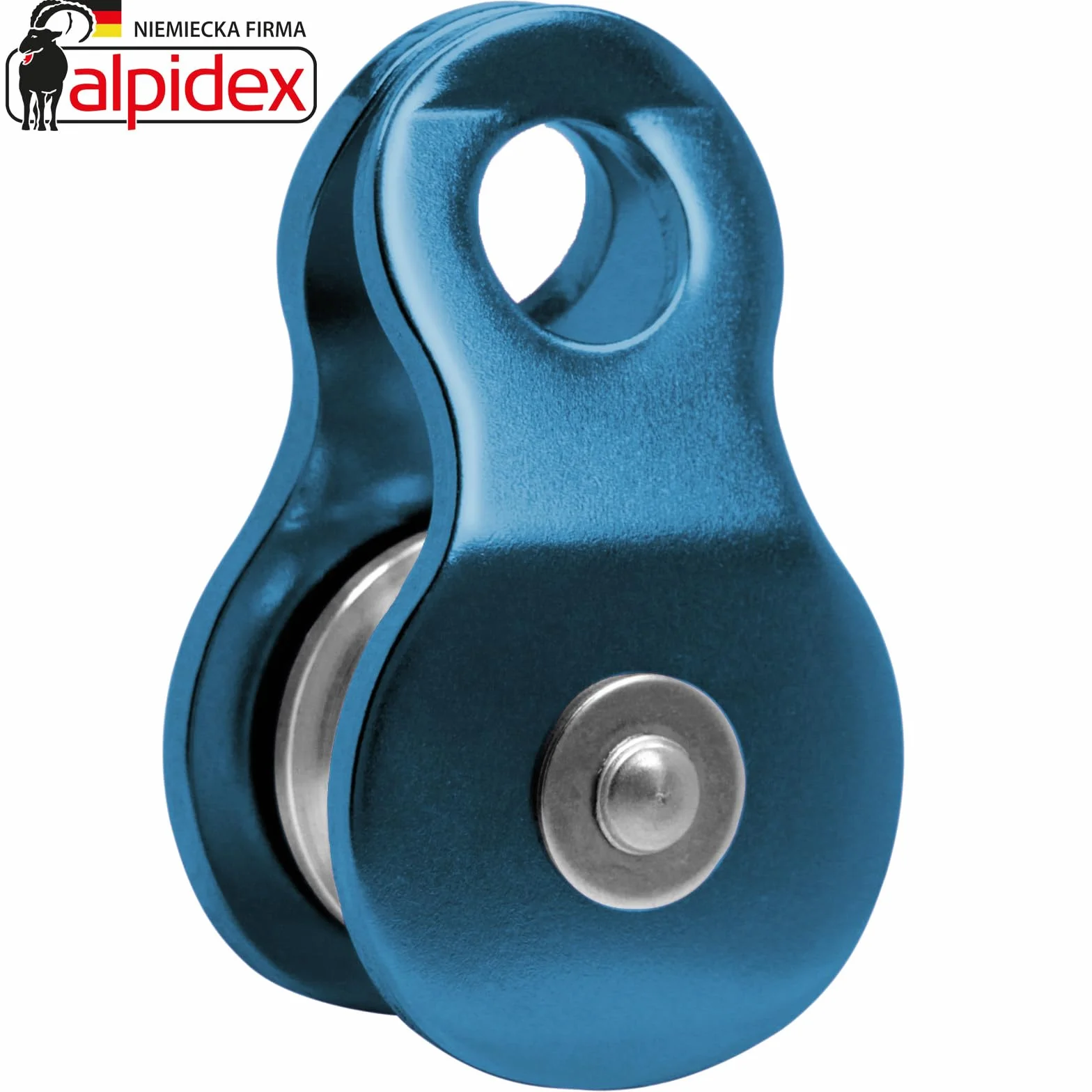 ALPIDEX Rolka Do Wspinaczki - 20 kN - Mobile Pulley Blok Koła Pasowego - Odpowiedni Do Lin O ´Srednicy Do 11 mm - EN12278