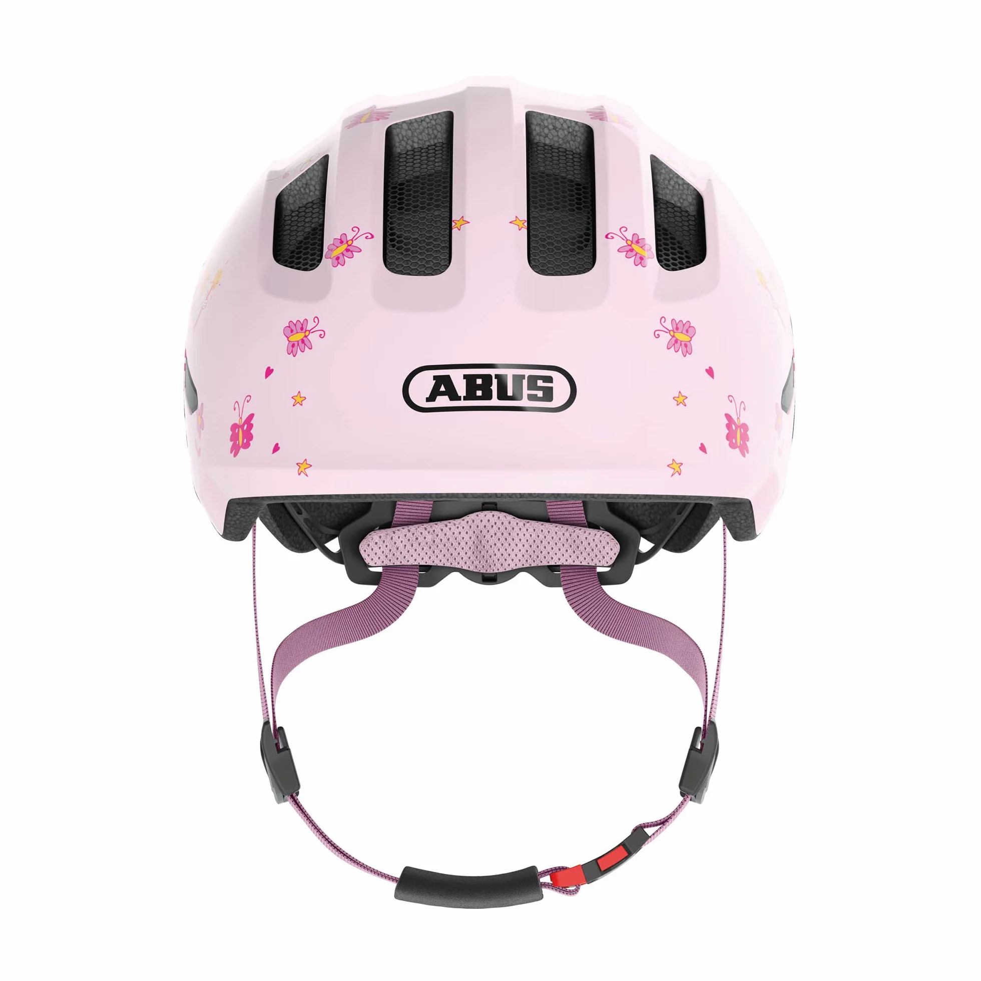 ABUS Kask dziecięcy Smiley 3.0, kask rowerowy, rozmiar S, różowy
