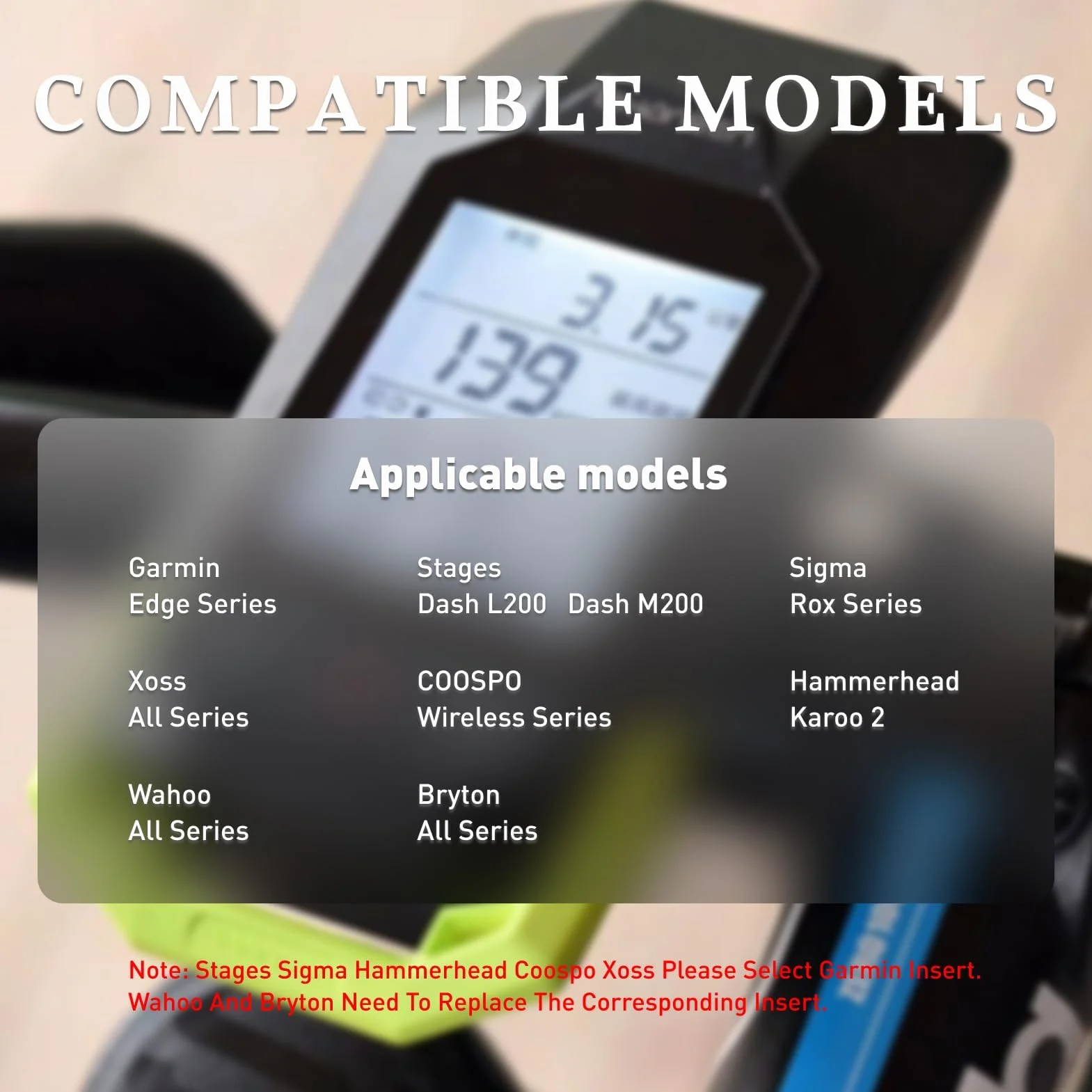 Uchwyt rowerowy, kompatybilny z Garmin Edge 130, 530, 540, 830, 1030, 1040, GPS, uchwyt na wspornik kierownicy, MTB, Garmin Varia, stabilny, łatwy montaż