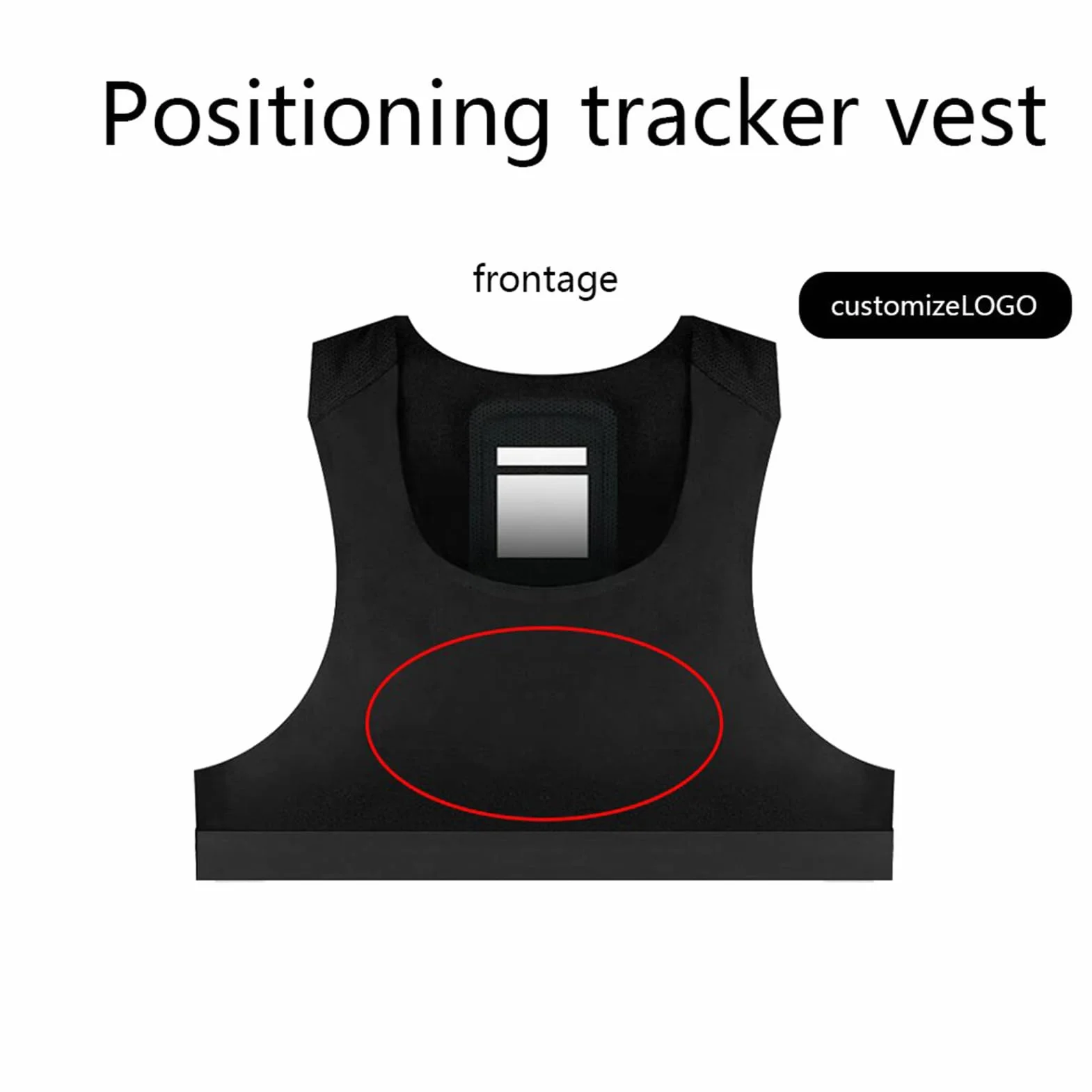 Kamizelka sportowa, tracker piłkarski, fitness czołg, oddychająca tkanina, uchwyt GPS, idealny do treningu piłki nożnej, sesji treningowej, dla mężczyzn i kobiet, trackery nie są dołączone