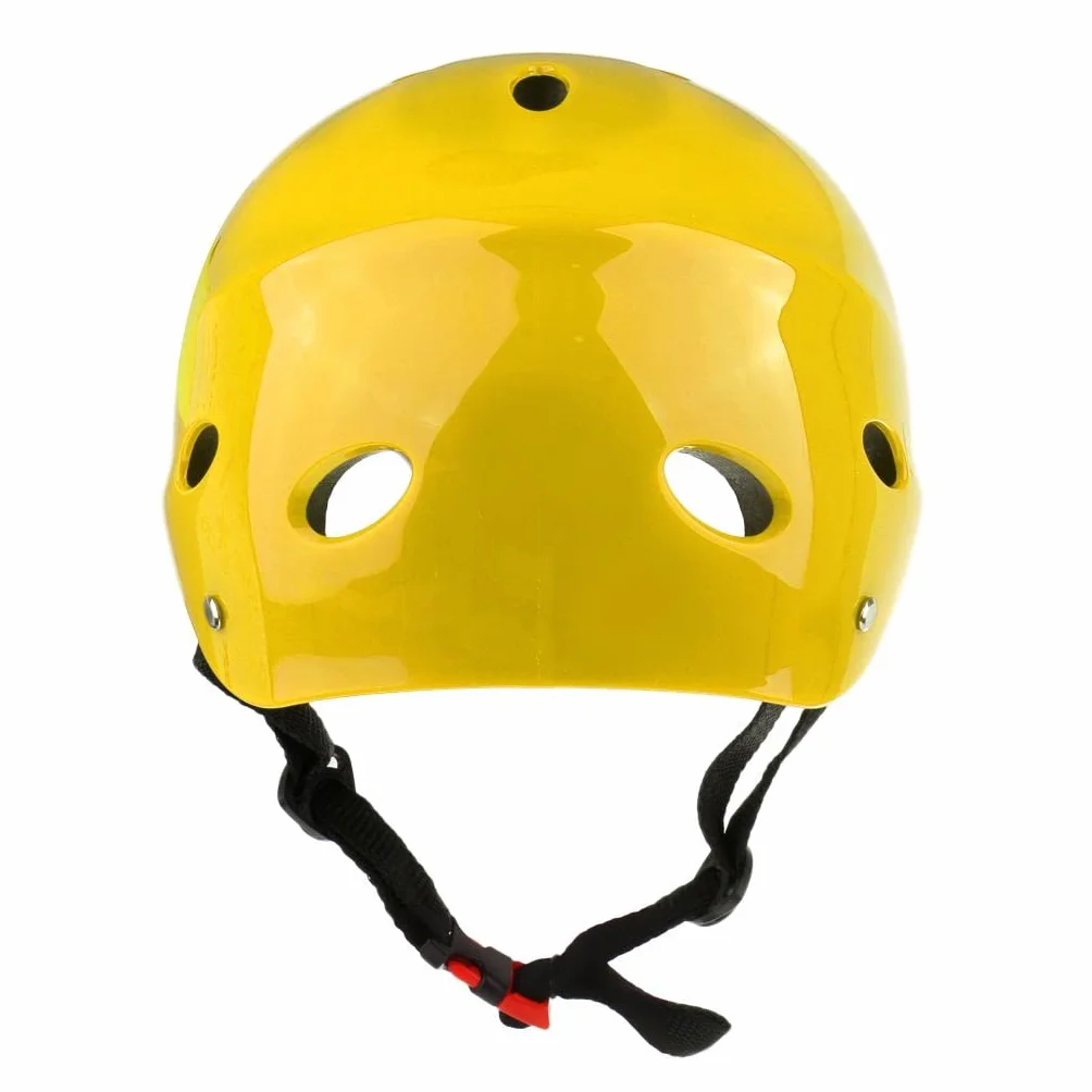 Kask ochronny do sportów wodnych do wakeboardu, kajaka, łodzi, surfingu, L, czerwony