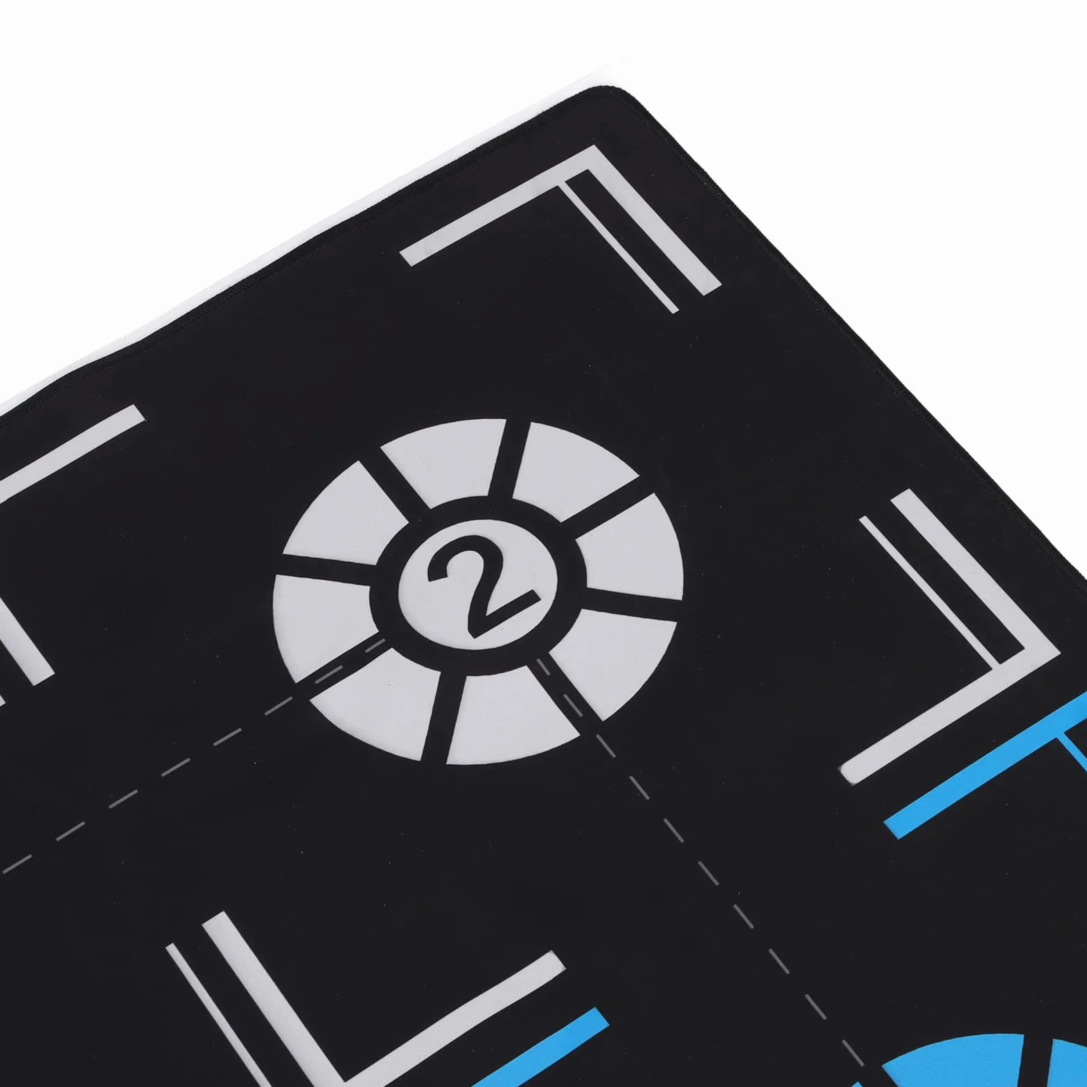 Koszykówka Footstep Mat, 2mm Składany Basketball Training Mat Dribble Cichy Sport Pomocniczy Props Gumowy System Szkolenia Koszykówki dla Dzieci Młodzieży, Czarny