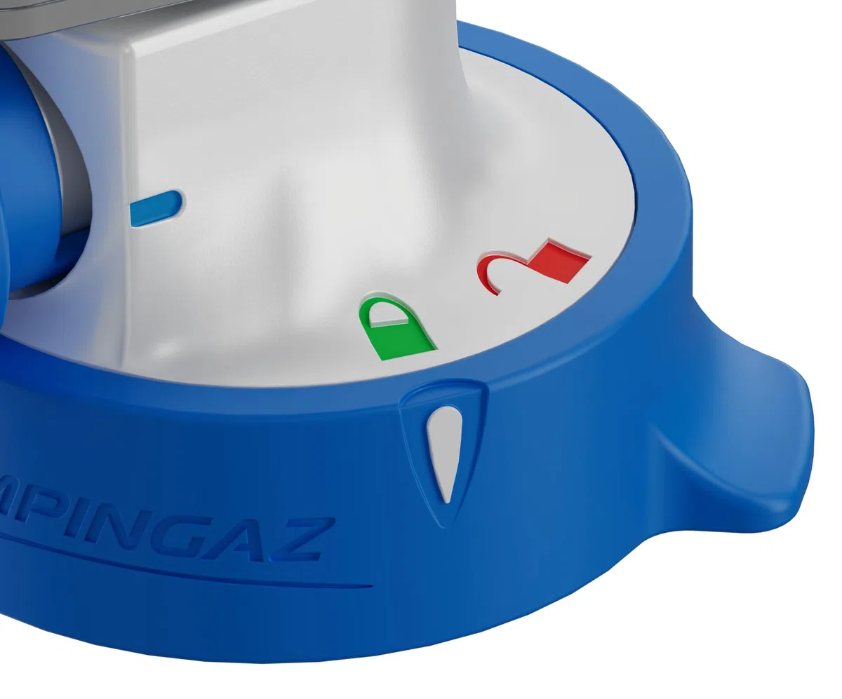 Campingaz Twister Connect Kuchenka gazowa, z łatwym podłączeniem i funkcją podwójnego zamka, lekka kuchenka gazowa z 1 palnikiem, pojedynczy palnik, wysoka moc, 2900 W, na kemping, festiwale i