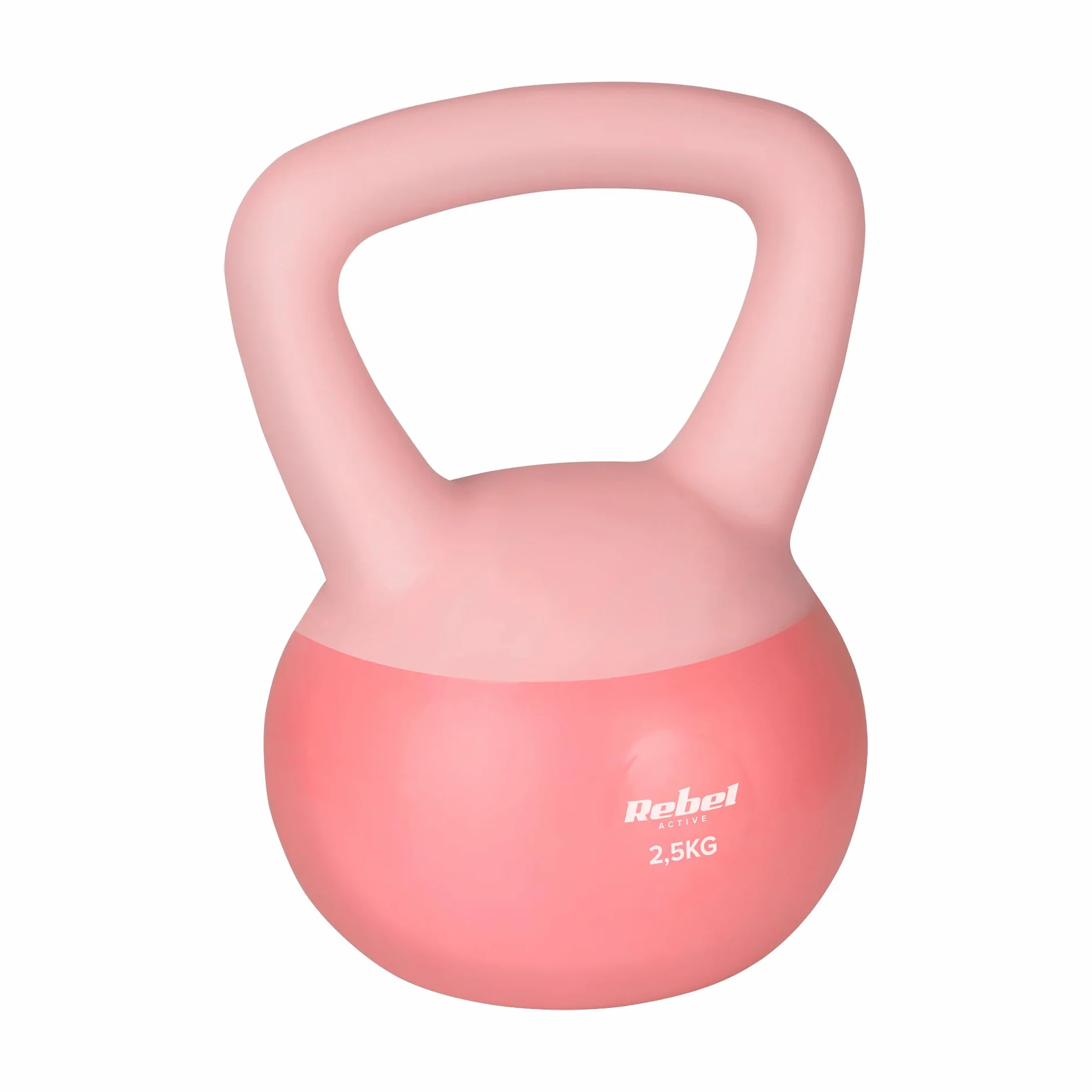 Rebel Soft Kettlebell 2.5kg Miękkie PCV Bezpieczne Ciche Hantel do Fitness