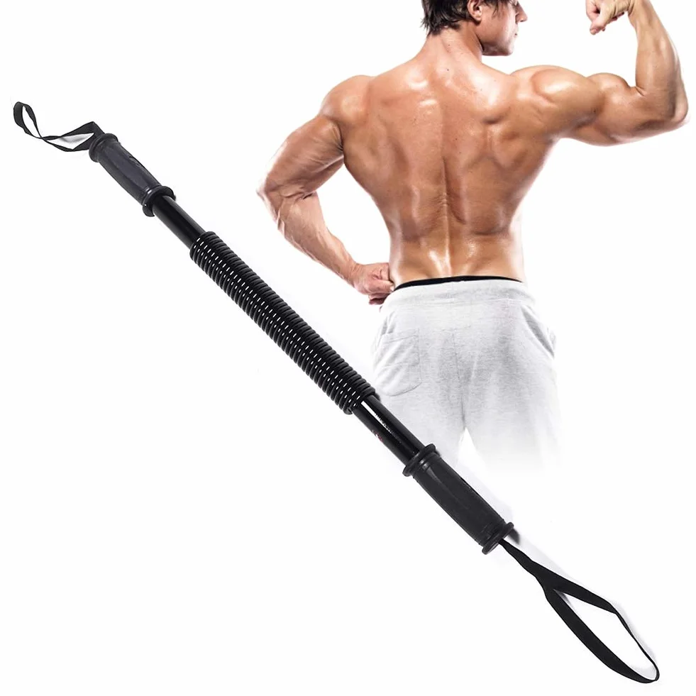 Power Twister Bar 20-60 kg sprężynowy ekspander ramienia ekspander trener do ćwiczenia mięśni ramion