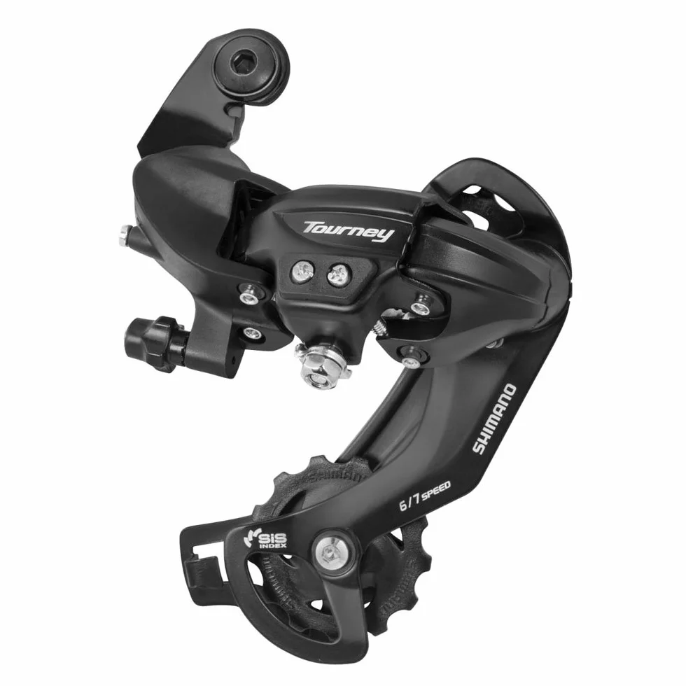 Przerzutka Shimano Tourney, czarna, 30 x 10 x 10 cm