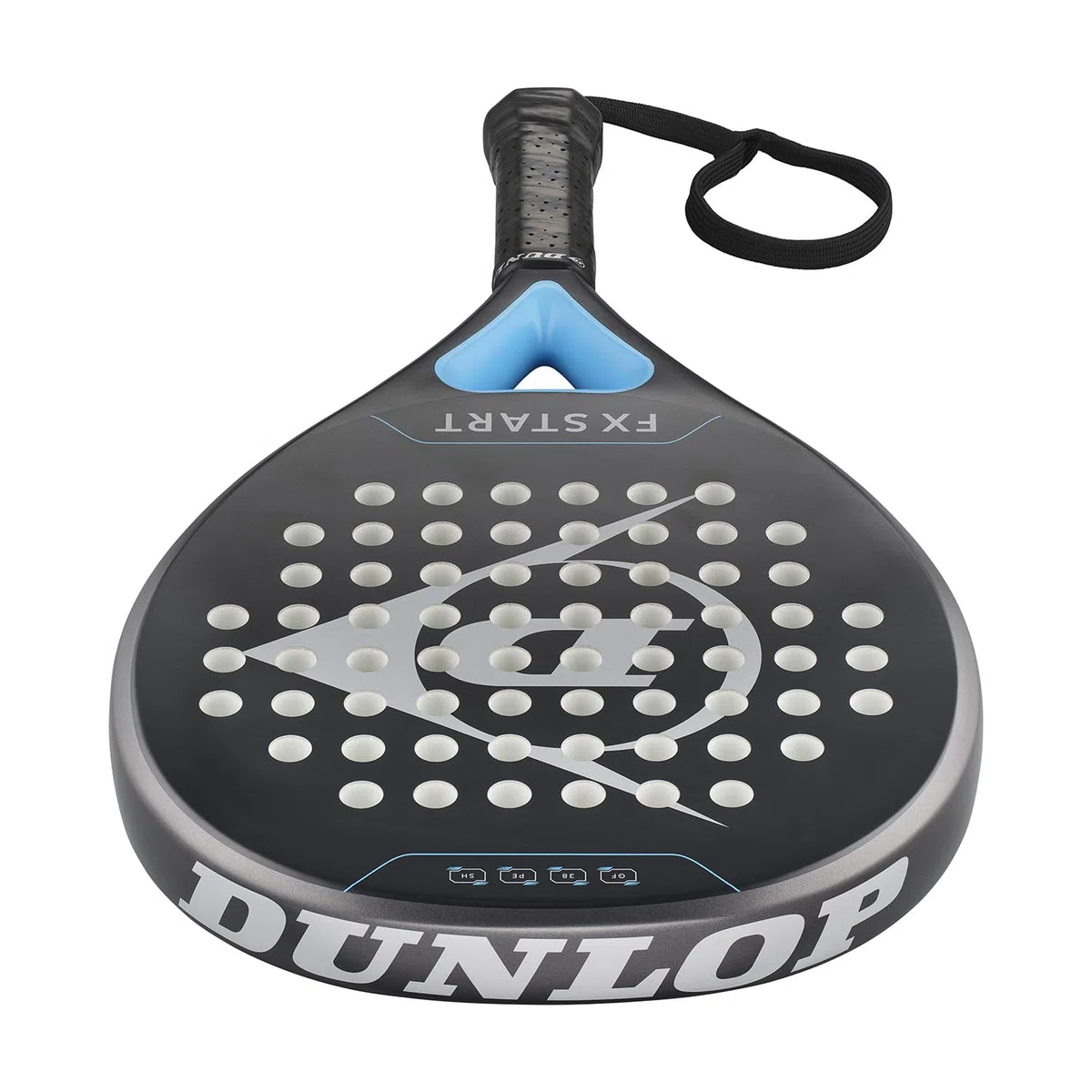 DUNLOP Padel Bat FX Start - hybrydowa ramka grafitowa - Medium Balance Pro EVA Core - dla początkujących