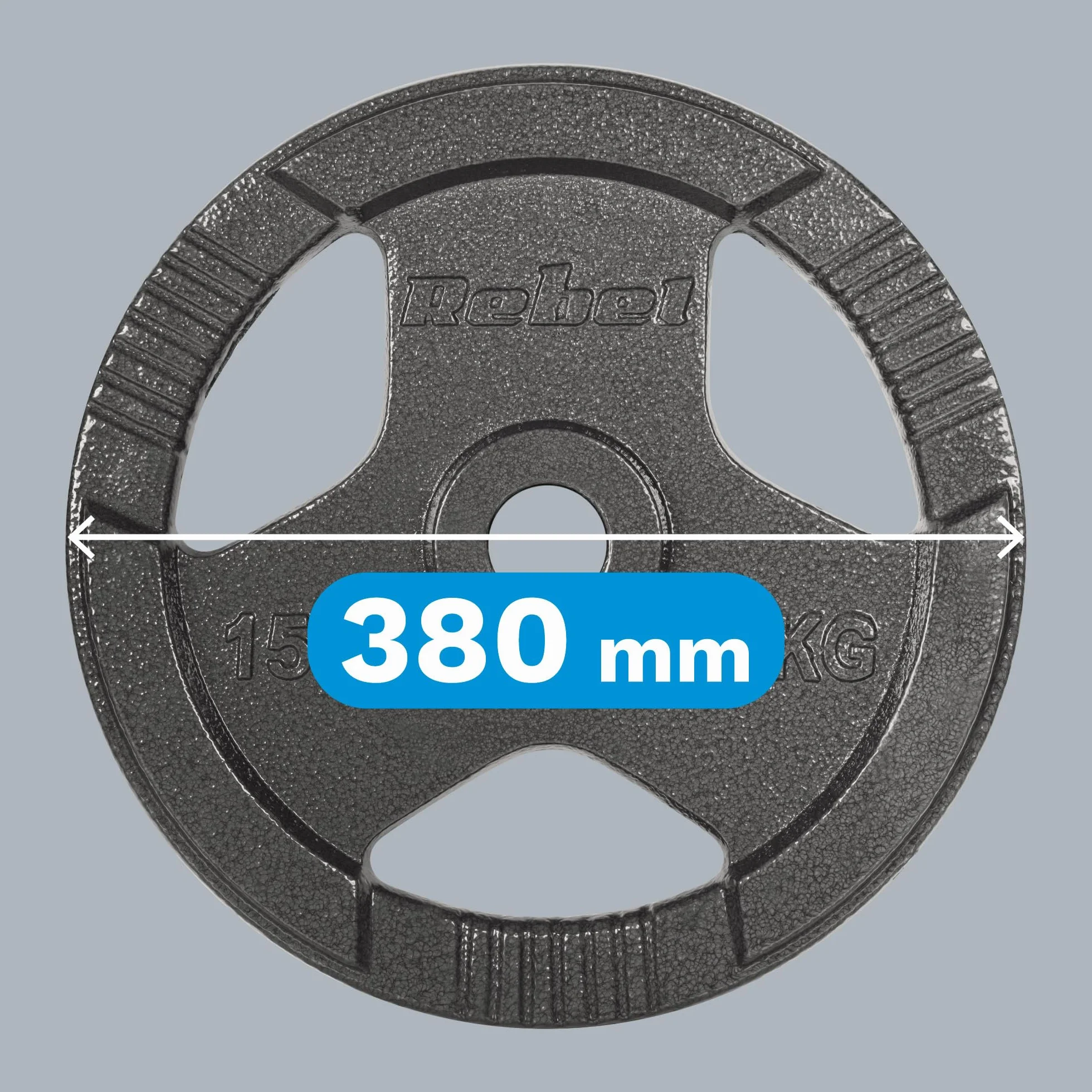 Zestaw Obciążeń Żeliwnych 2x15 kg Otwór 51mm Talerz z Uchwytami