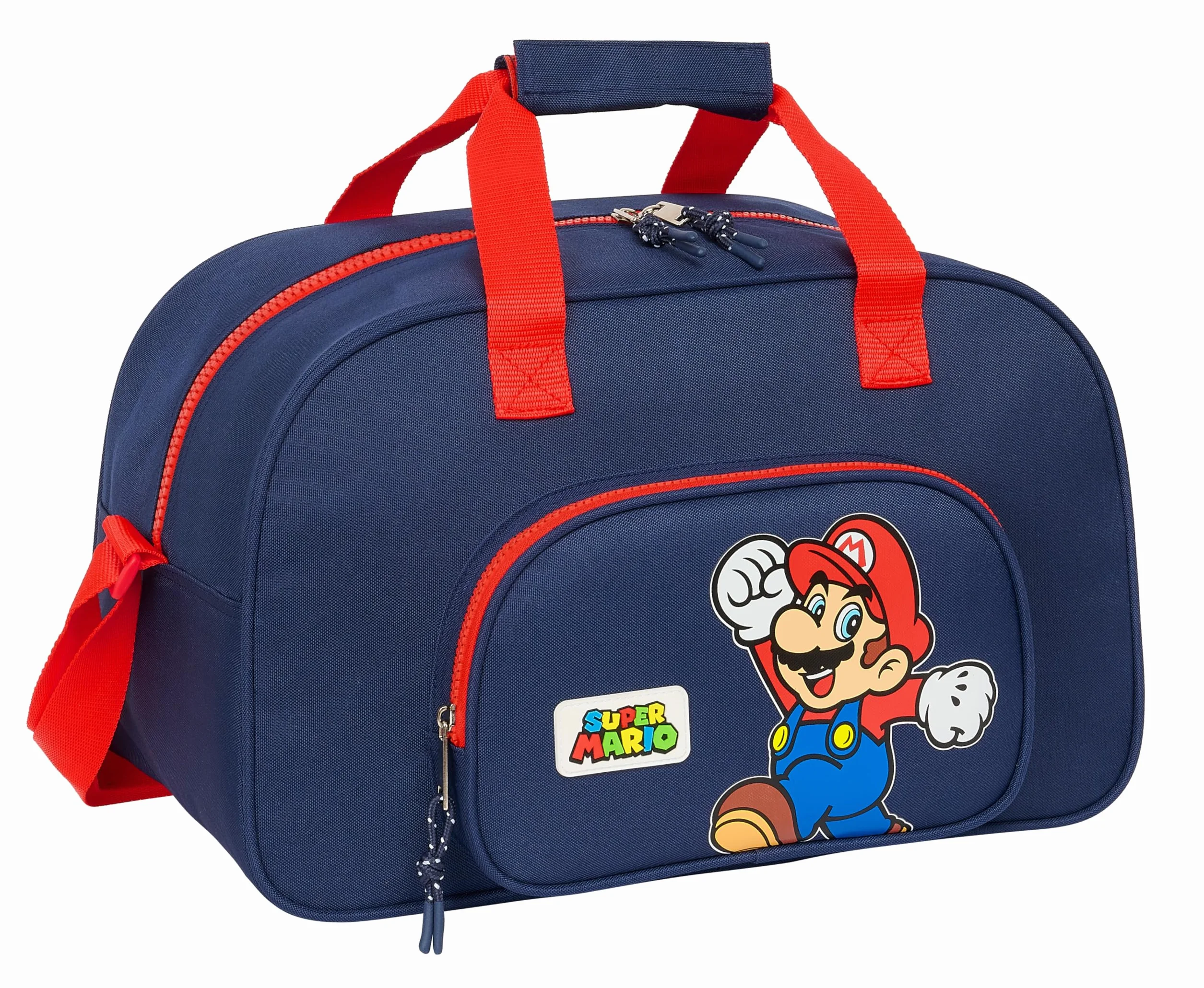 Torba sportowa Super Mario World 40x23x24 cm granatowa