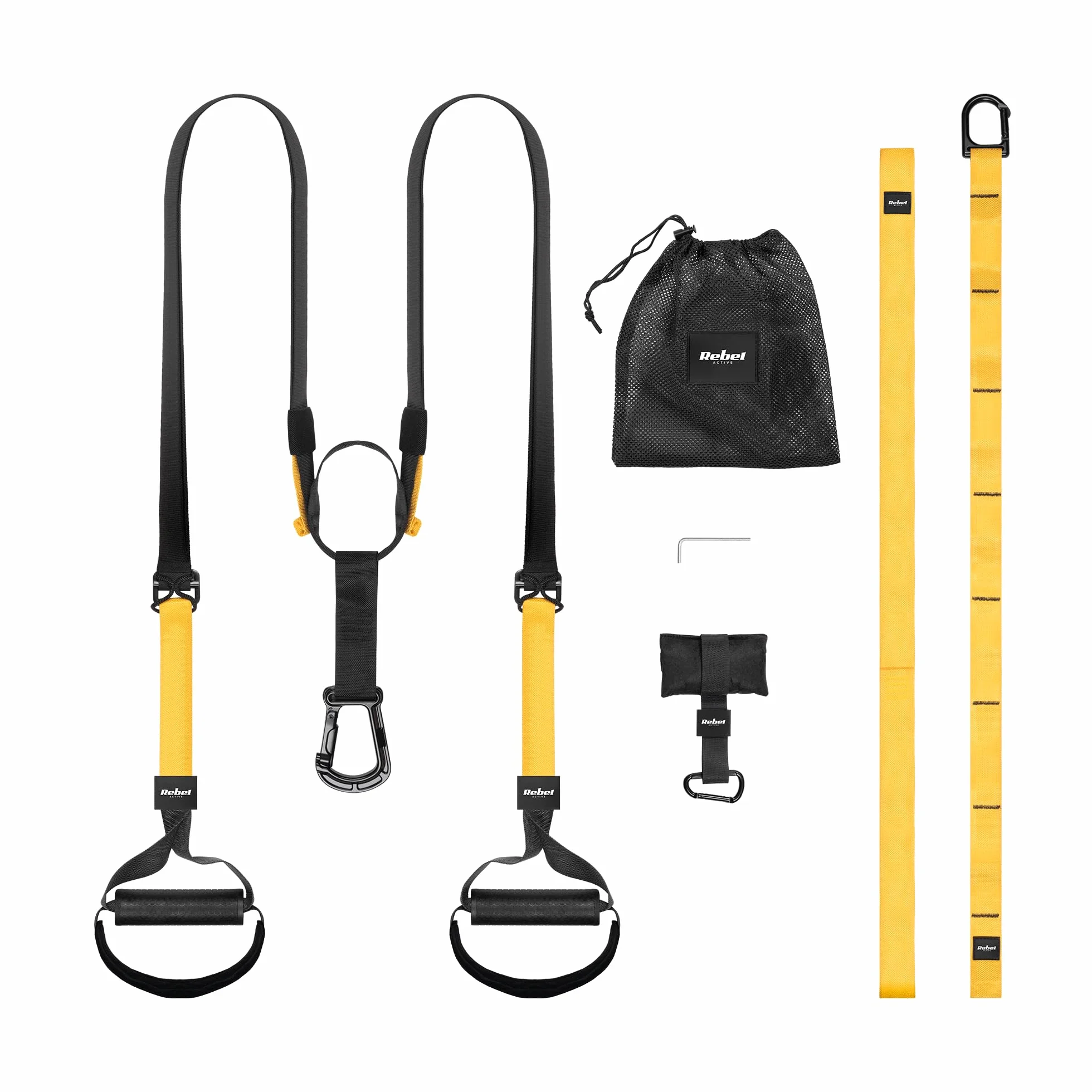 Rebel Electro Taśmy Pasy Treningowe TRX Crossfit Fitness do Drzwi