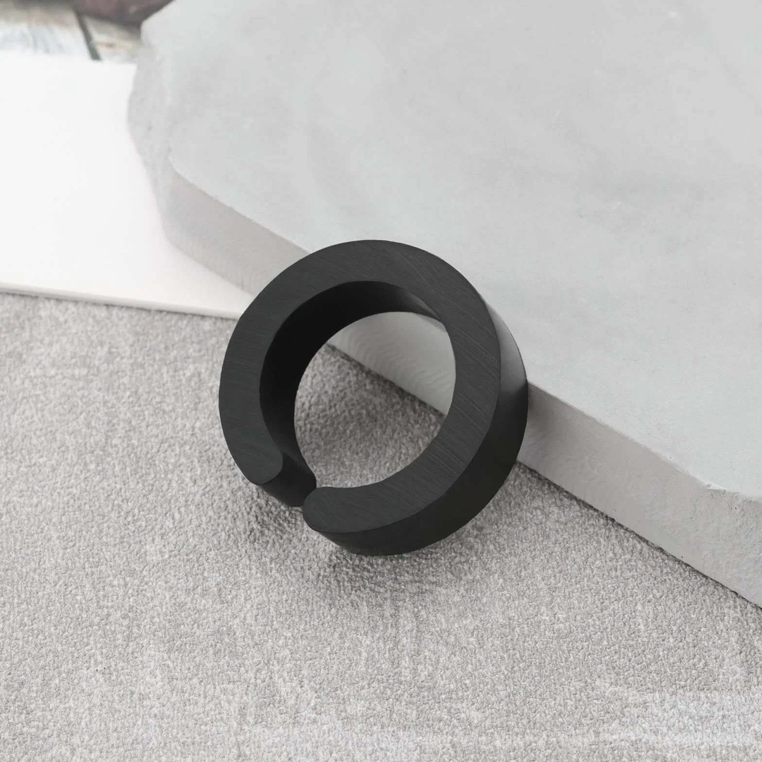 Create idea Gumowa podkładka redukcyjna typu otwartego 22,2/25,4 mm do adaptera kierownicy rowerowej 31,8 mm lub montażu kompatybilna z uchwytami na butelki do komputera rowerowego
