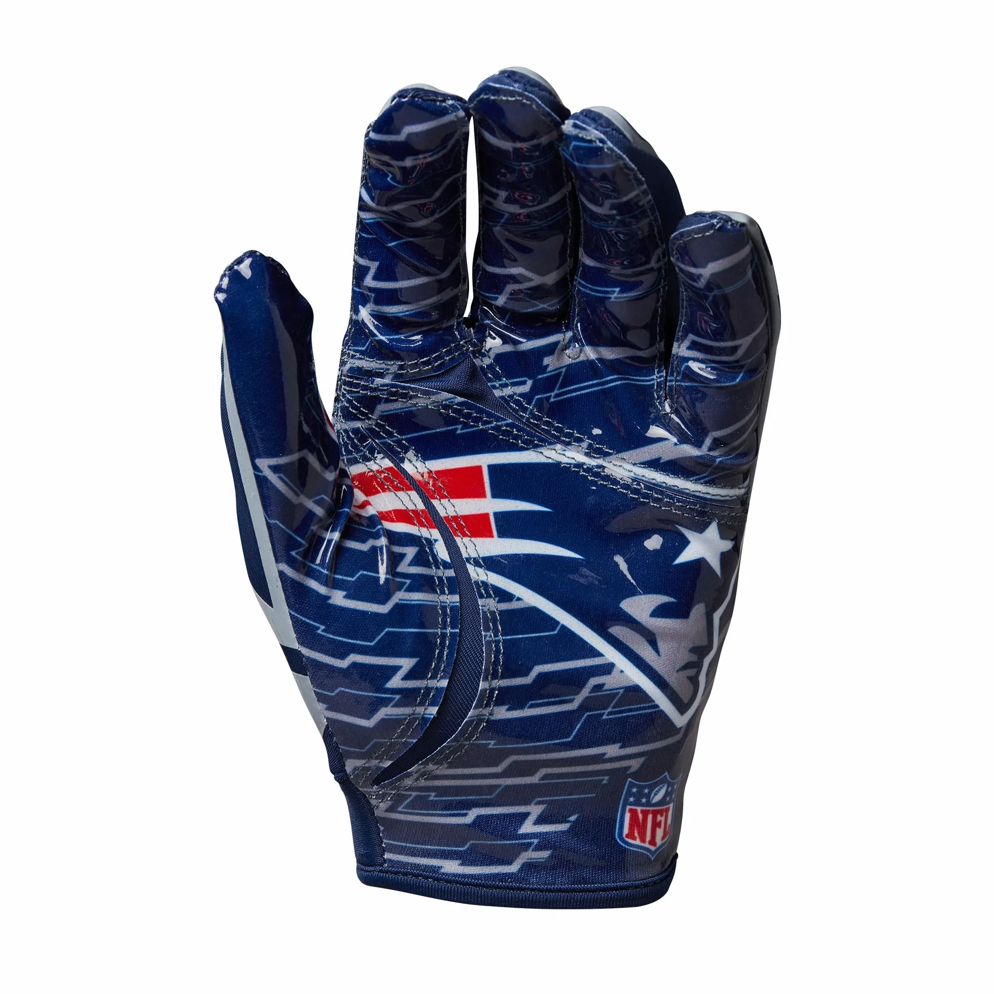 Wilson Gloves NFL Team SUPER Grip, One Size für All for Teenagers, Silicone/Stretch
