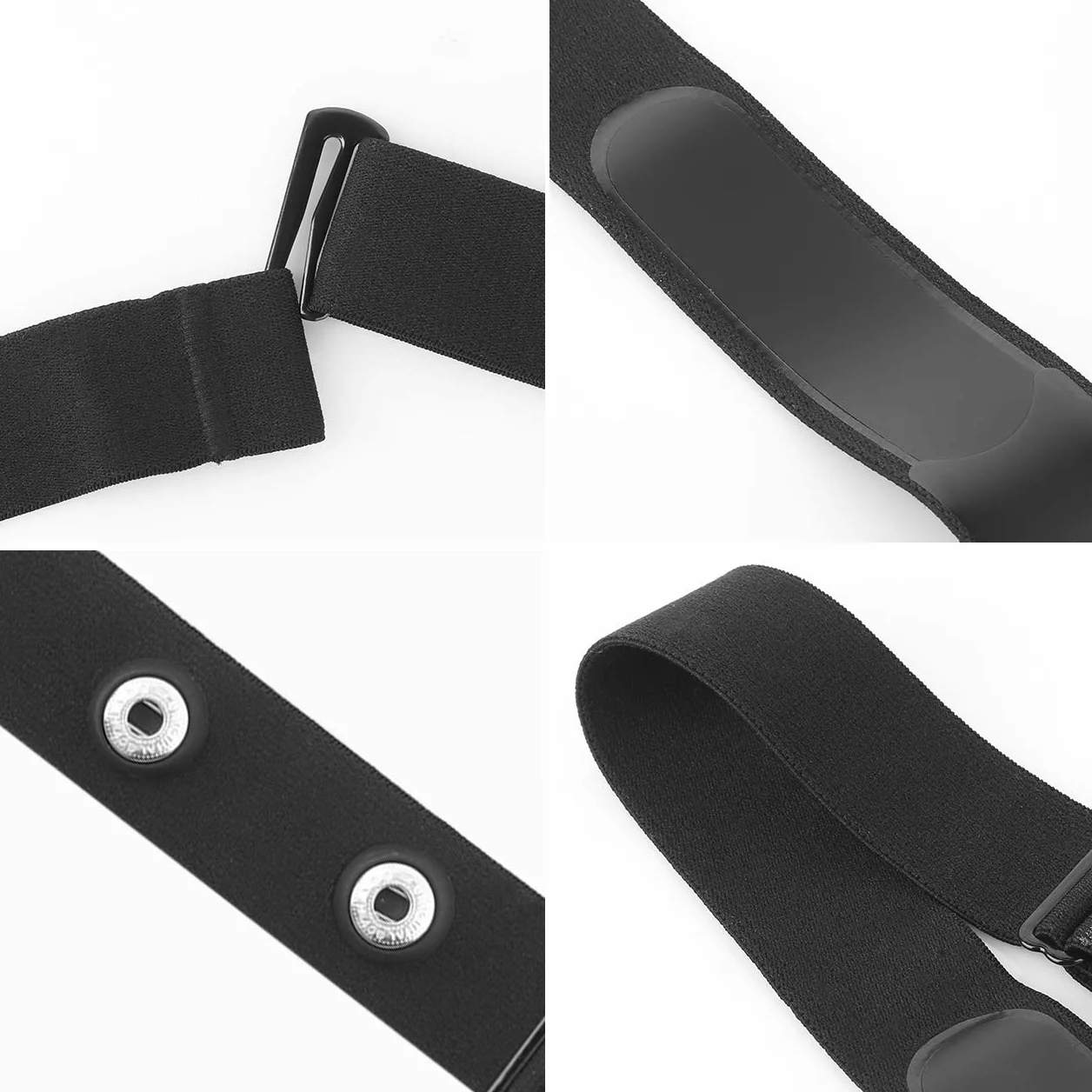 V3 Pasek wymienny do ANT+ i Bluetooth Polar H7, kompatybilny z Garmin, Wahoo i wieloma innymi producentami (rozstaw pętli 45 mm)