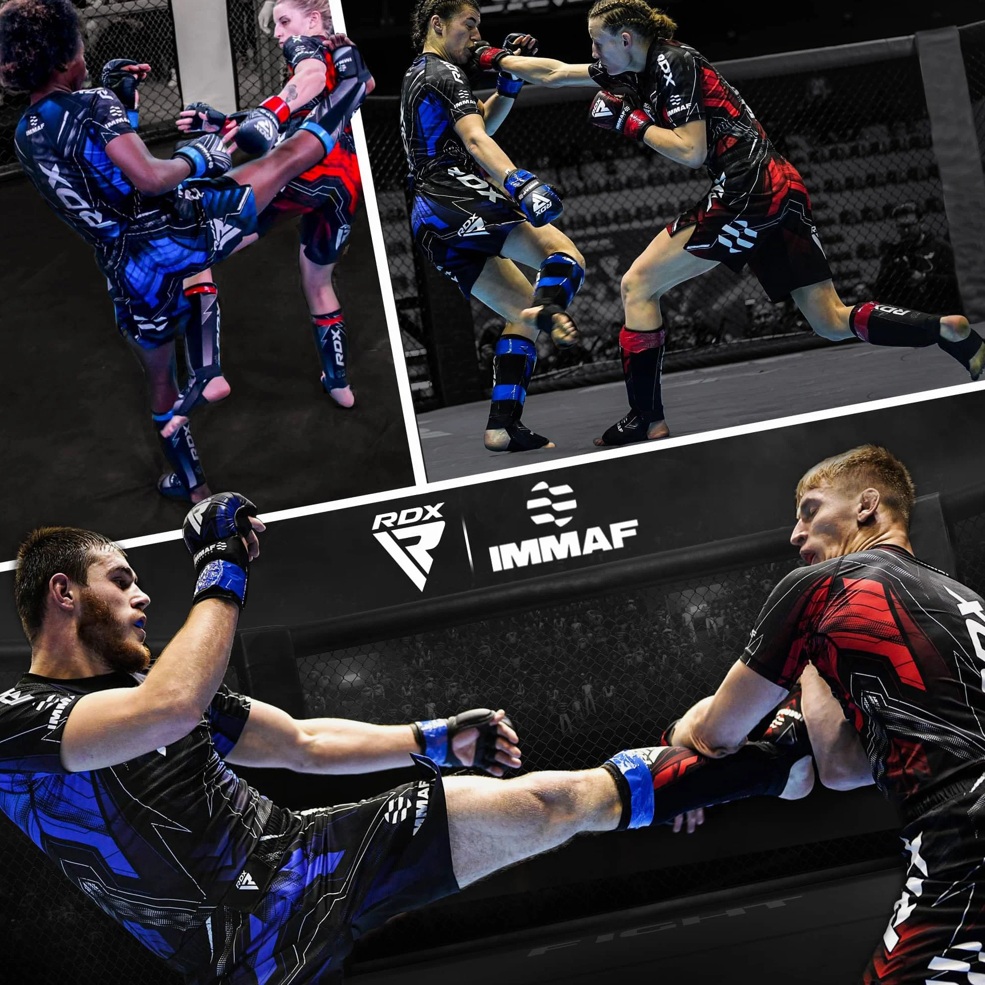 RDX Zatwierdzone przez IMMAF ochraniacze goleni, neoprenowe ochraniacze na golenie, do sparingów i grapplingu, MMA, kickboxingu, mieszanych sztuk walki, profesjonalna ochrona podbicia goleni, dla