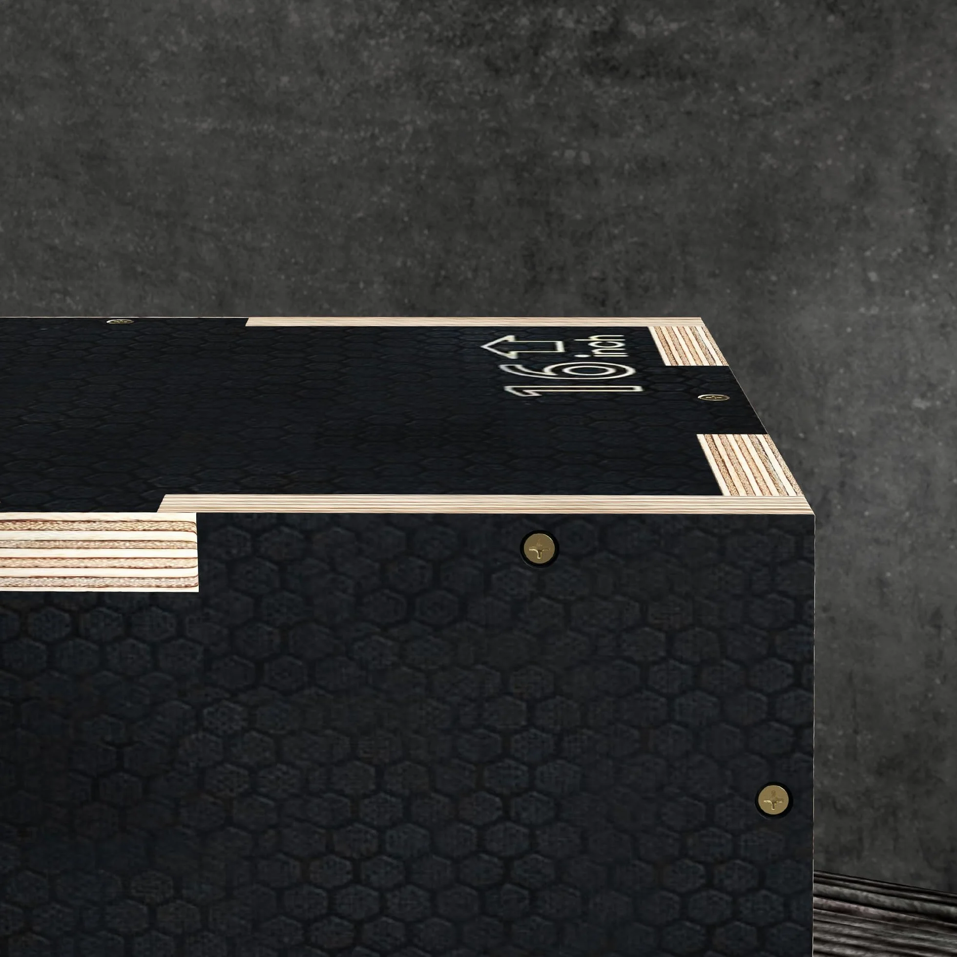SPORTNOW Box Jump Plyobox skakanka 3 w 1, antypoślizgowa kulturystyka, fitness i trening crossowy, do drewnianego pudełka treningowego, wysokość czarna