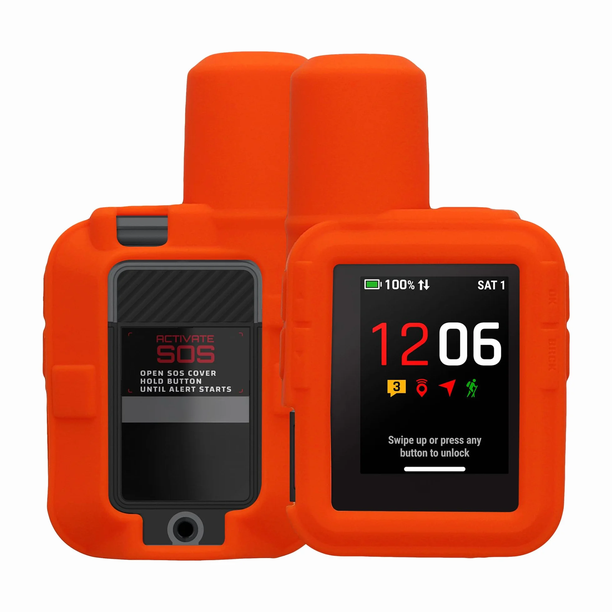 kwmobile Etui ochronne do Garmin inReach Mini 3 / Mini 3 Plus, pomarańczowe