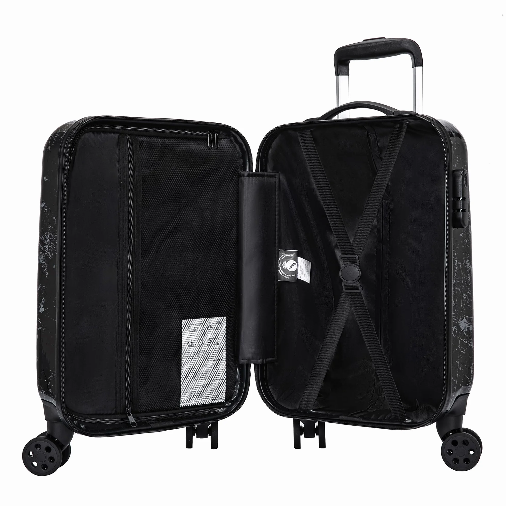 Real Madrid Cabine walizka oficjalna kolekcja 48,3 cm czarna 50 x 37 x 20 cm sportowa