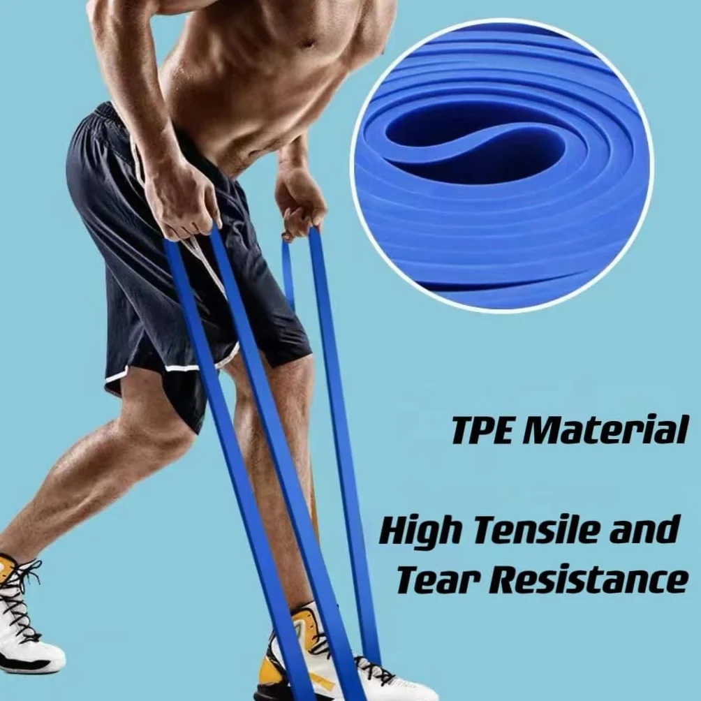 GIMIRO Taśmy do fitnessu, taśmy oporowe o 6 poziomach wytrzymałości, taśmy treningowe do jogi, pilatesu, fizjoterapii, treningu siłowego dla mężczyzn i kobiet