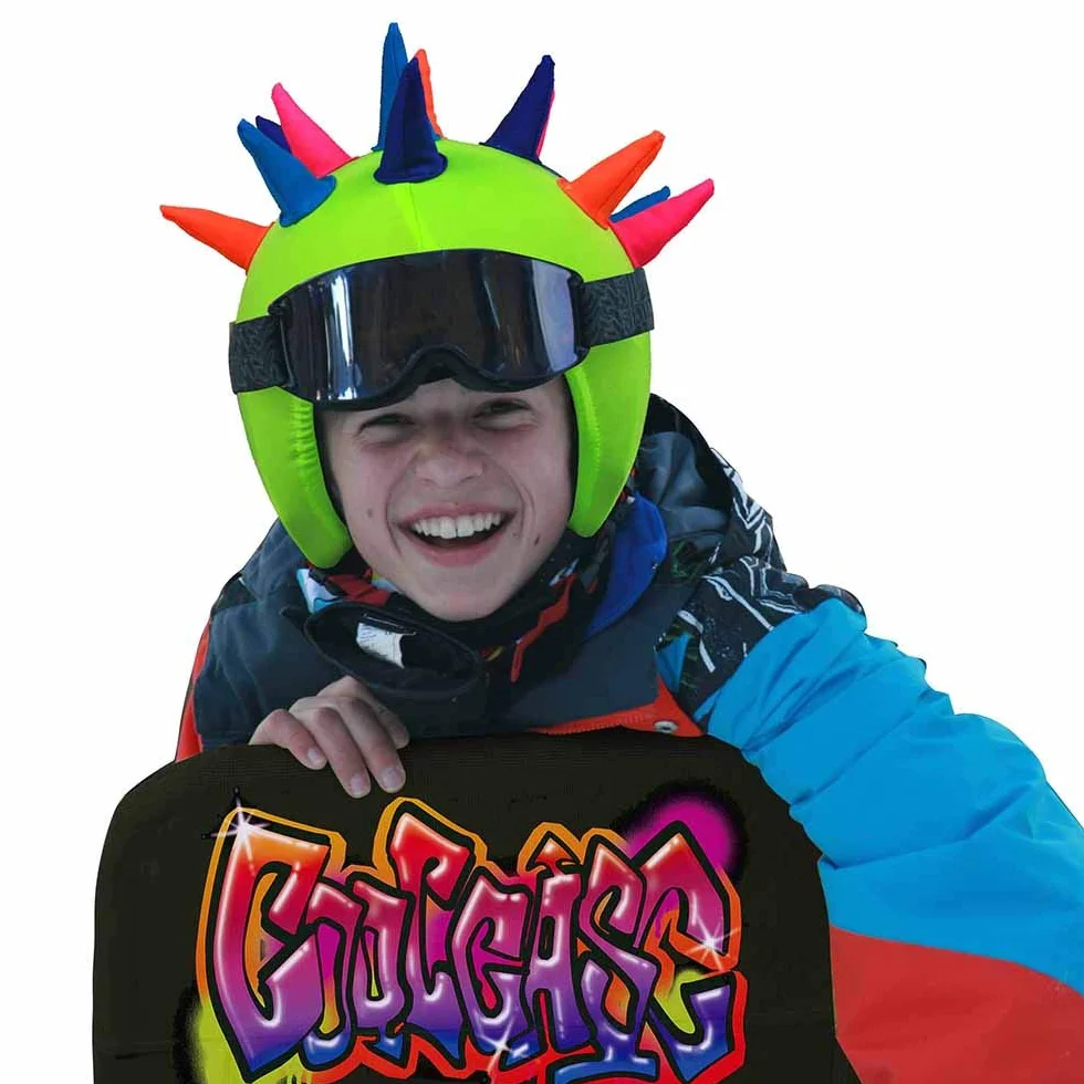 COOLCASC NEON HÖRNER Multisport pokrowiec na kask