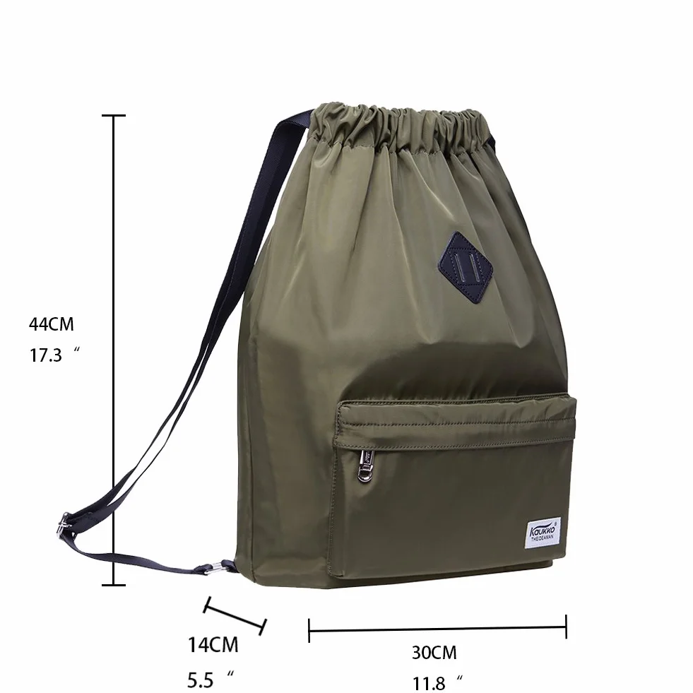 KAUKKO plecak hipster z sznurkiem Gymsack 21L worek sportowy