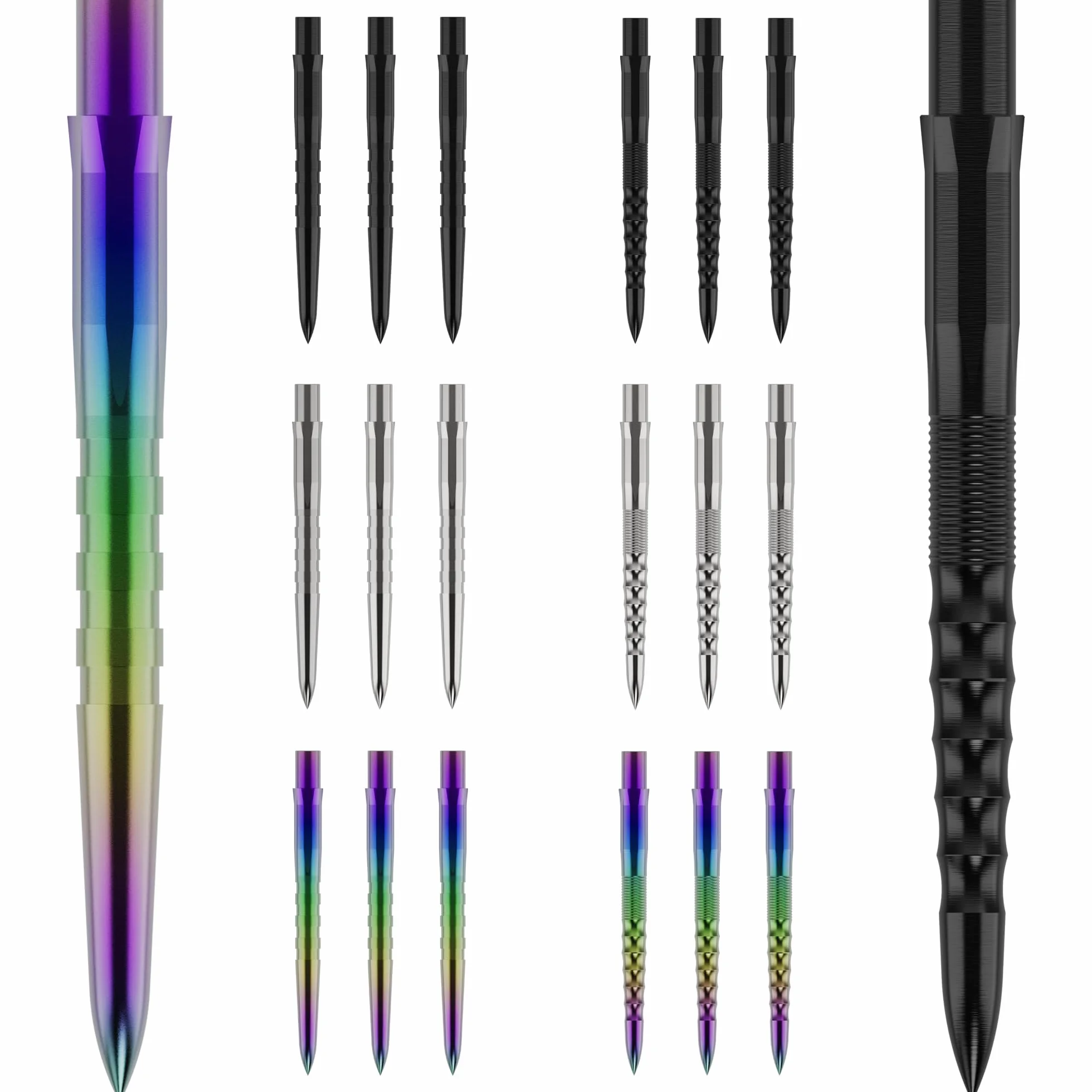 Caliburn EVO Dart Points rowkowane wiele kolorów