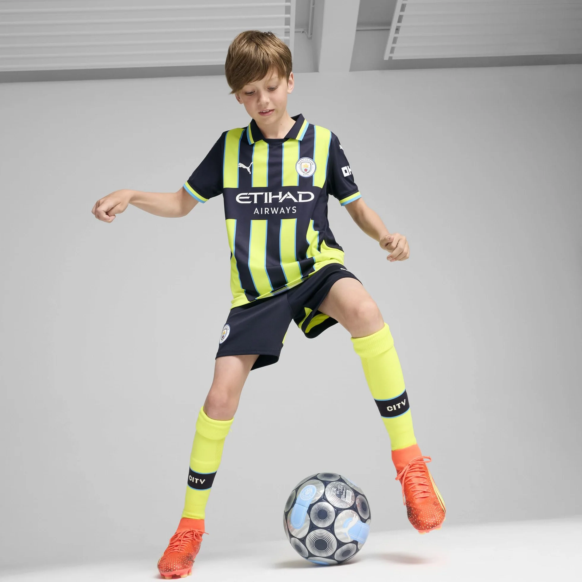 Koszulka piłkarska Manchester City FC Kids 2024/25 New Navy
