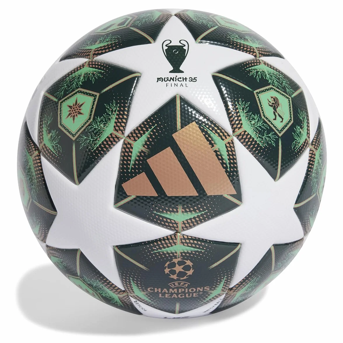 adidas UCL League 24/25 Knockout Stages Ball dla dorosłych unisex biały/SHAGRN/HIREGR 37 EU