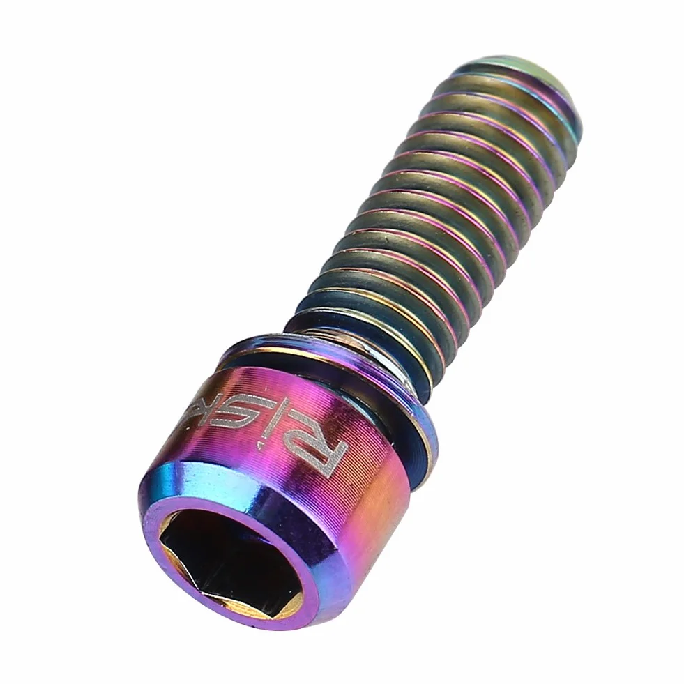 4 szt. M6x18mm Hamulec tarczowy z hamulcem tarczowym Stała śruba ze śrubą z łbem do hamulca tarczowego do rowerów ślizgowych