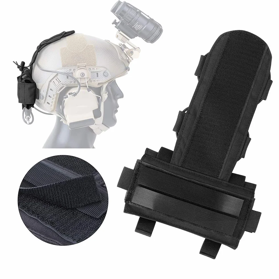 KRYDEX MK1 taktyczny kask etui na baterie przeciwwaga kask etui na baterie z pętlą na haczyk