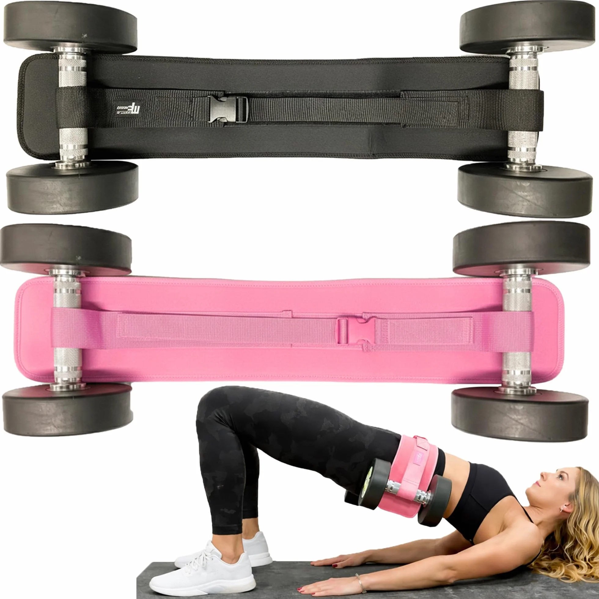 Pas obciążeniowy na biodra do hantli, hip thrust, pośladków