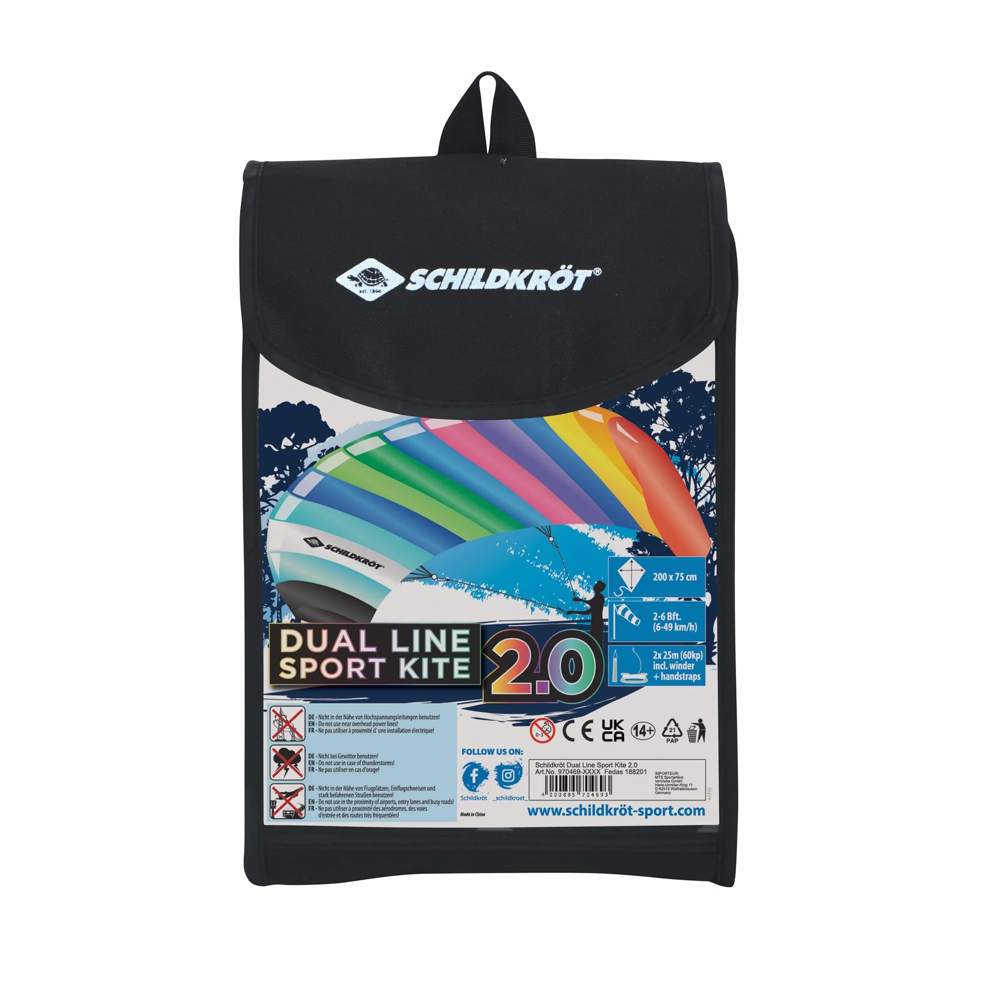 Schildkröt 970469 Dual Line Sport Kite
