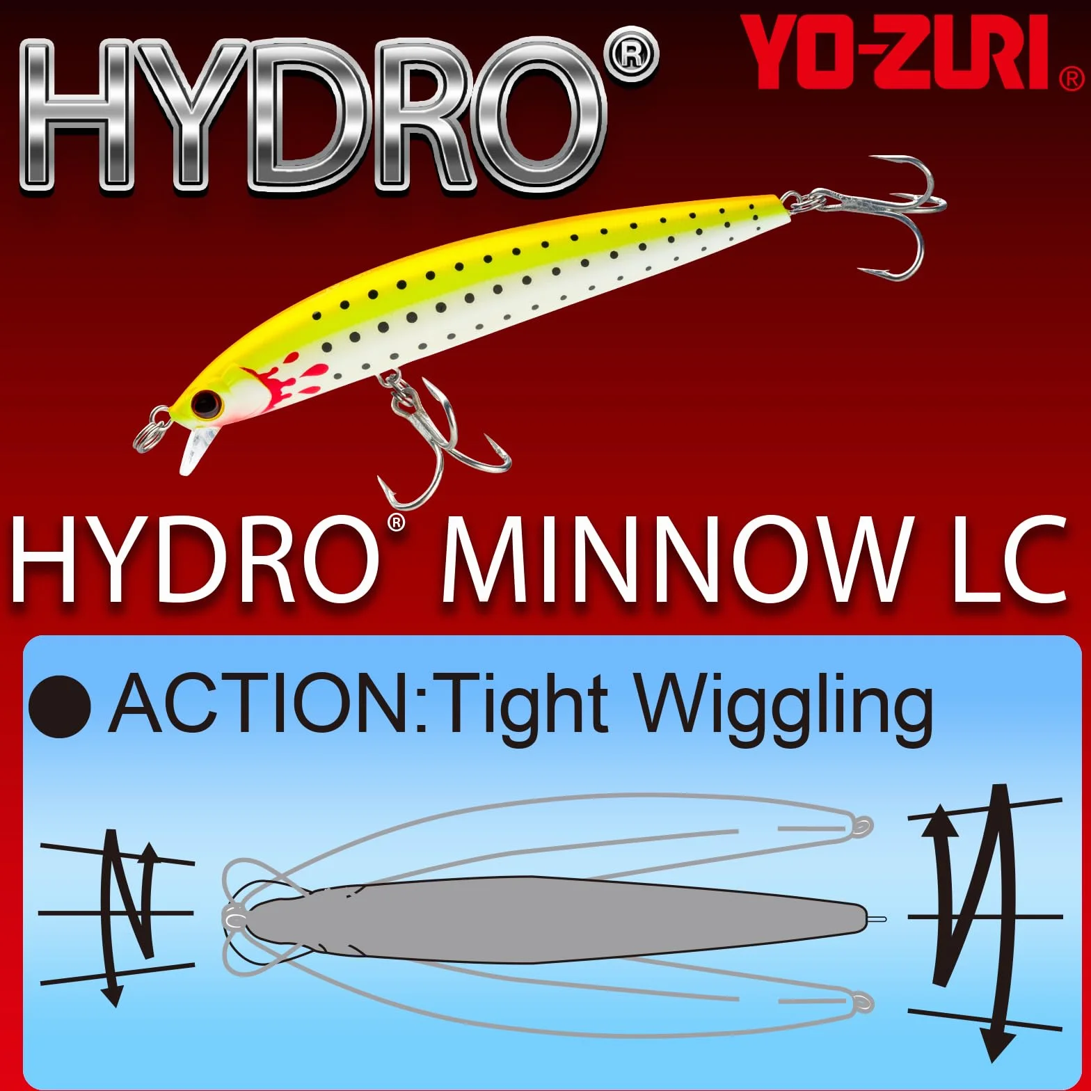 Yo-Zuri Hydro Minnow LC przynęta pływająca, 15 cm, brąz