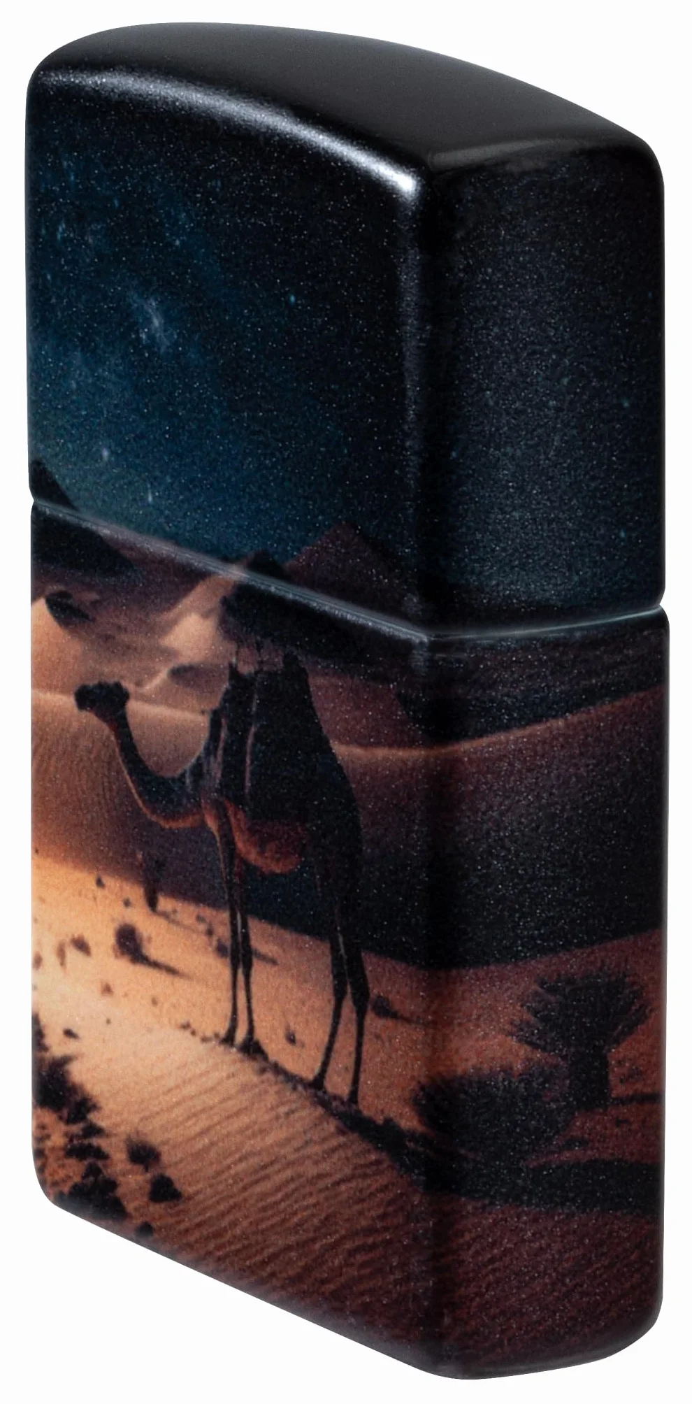 Zippo Camel Zapalniczka Sztormowa, Kolorowy Nadruk, do Napełniania, Wielokrotnego Użytku, Wiatroodporna Konstrukcja, Pudełko na Prezent, Wykonano w USA, Kolor Beżowy 540° (Camel 540°)