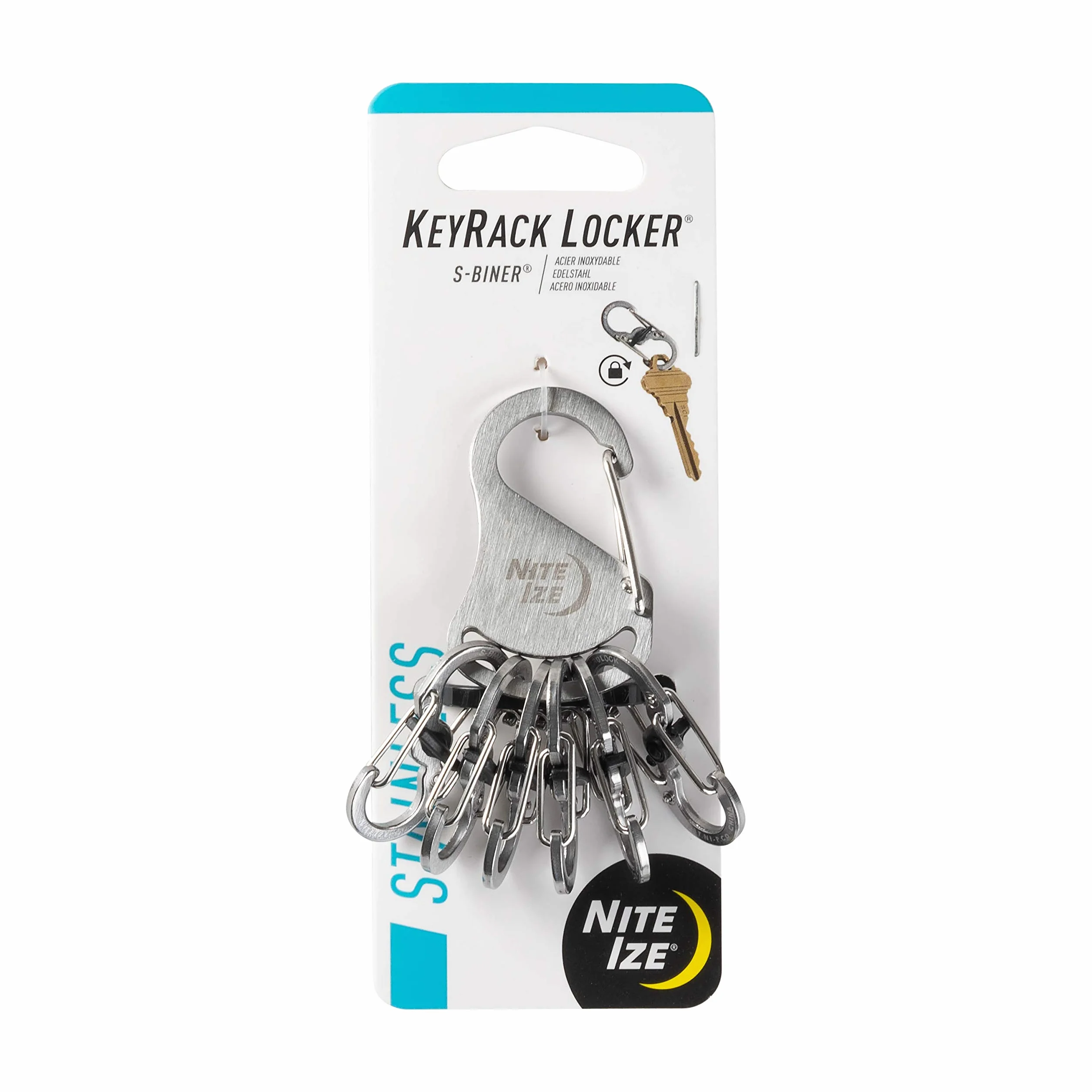 Nite Ize - S-Biner KeyRack Stal, N/A