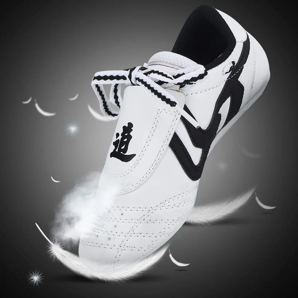 Keenso Taekwondo, oddychające buty do sztuk walki z PU i gumy, lekkie, do taekwondo, boksu, kung fu i TaiChi