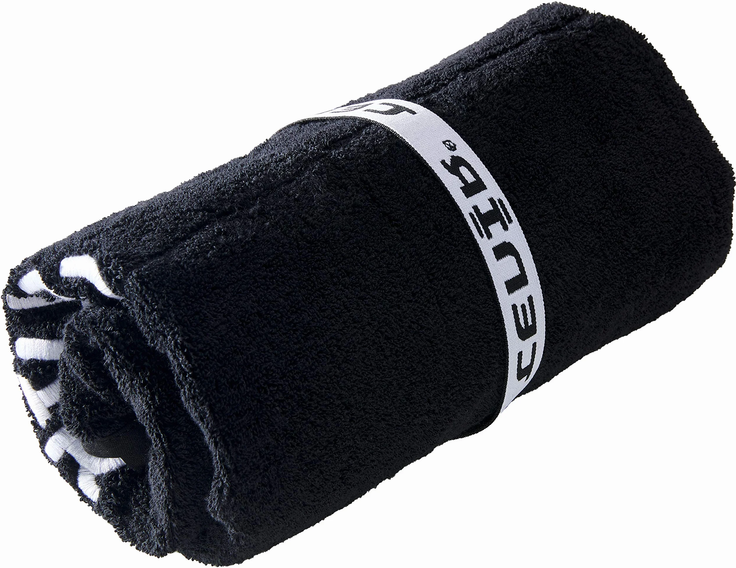 Tenir Ręcznik Fitness Antypoślizgowy Silikonowy 100% Bawełna 100 x 50 cm Czarny
