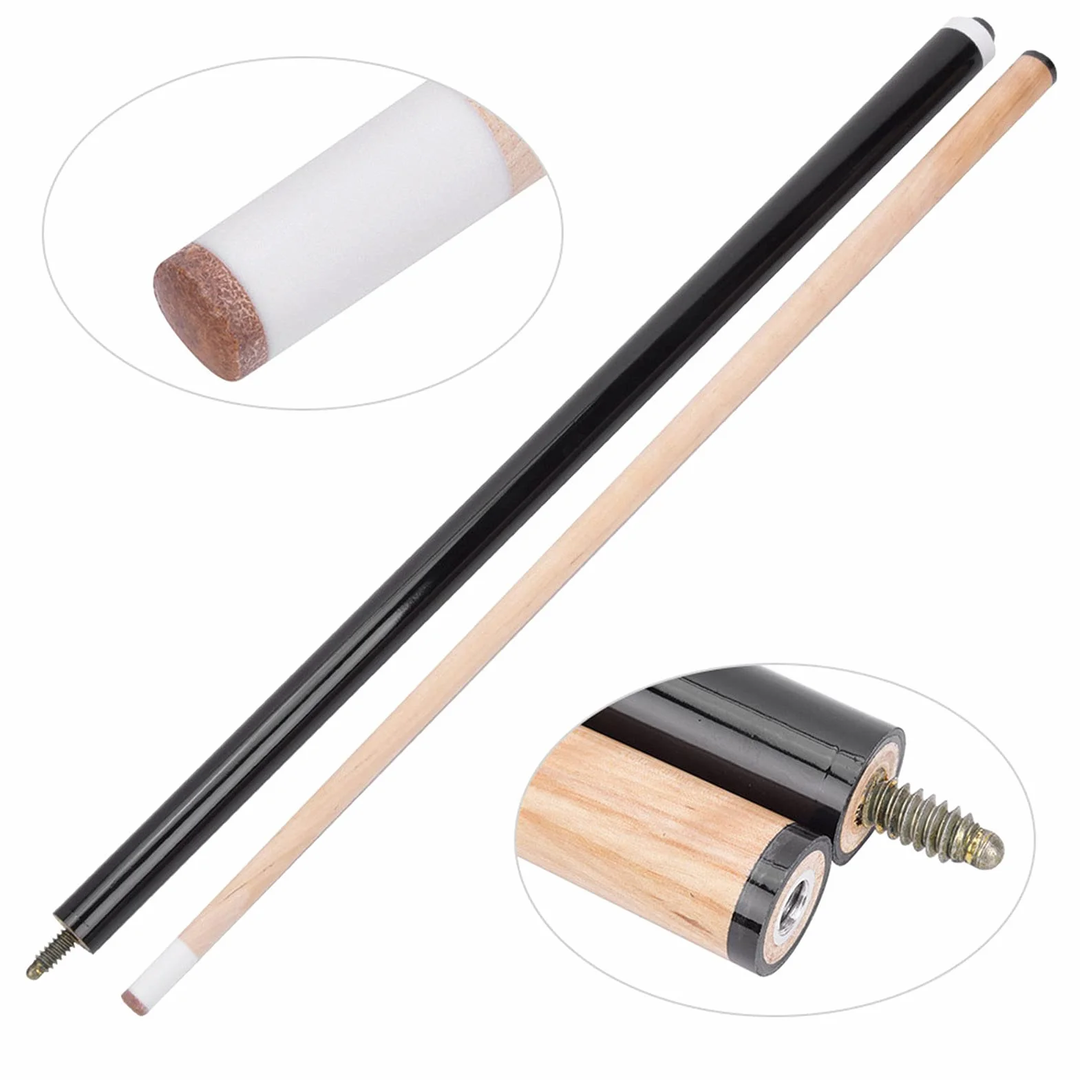 1.2M Kije Bilardowe, Drewno Klonowe Przenośne Lekkie Kije Bilardowe Stick Children Snooker Rod