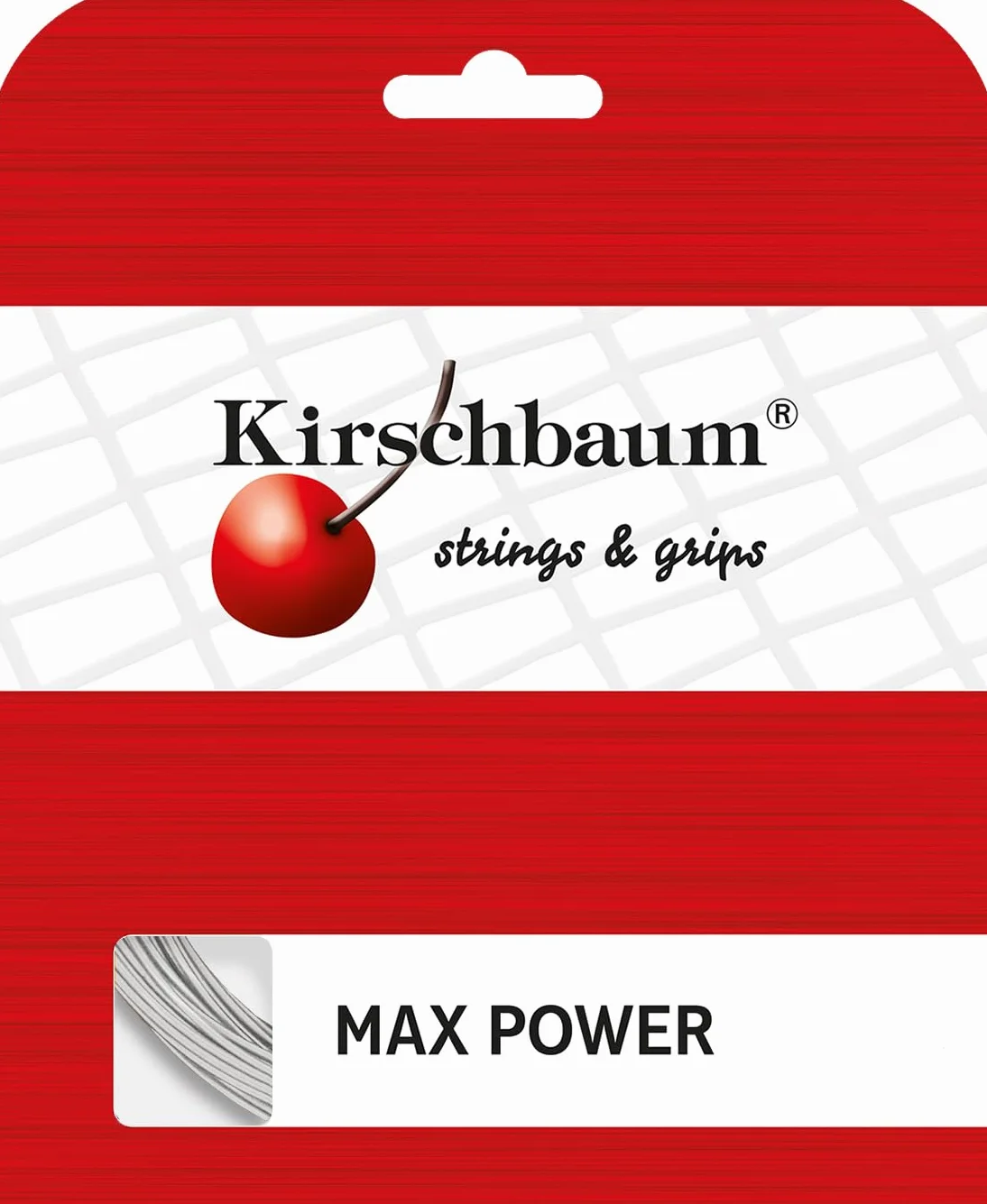 Kirschbaum Zestaw strun Max Power, antracyt, 12 m, 010526021750006