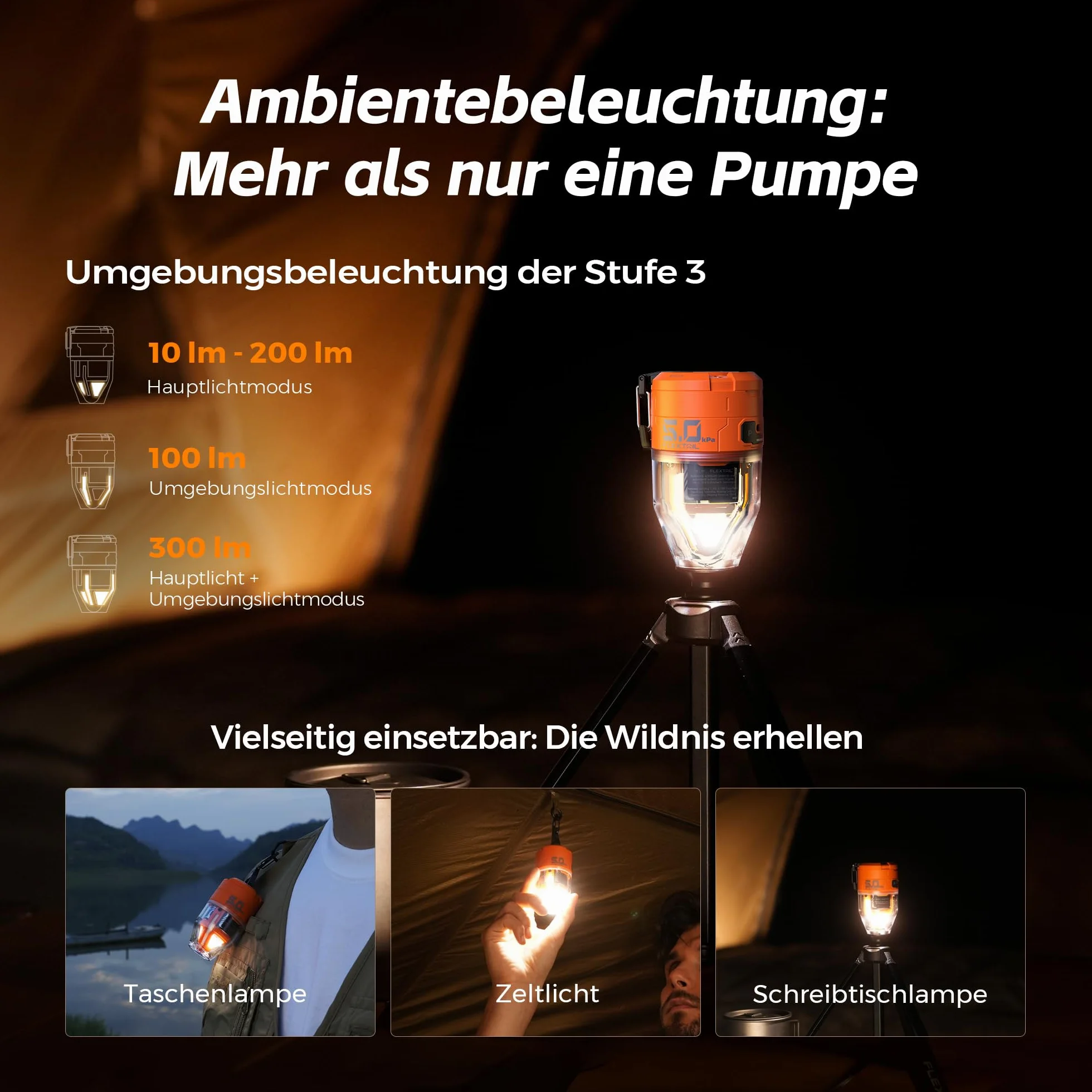 FLEXTAILGEAR Max Pump 3 przenośna pompka powietrza 5,0 kPa USB ładowanie