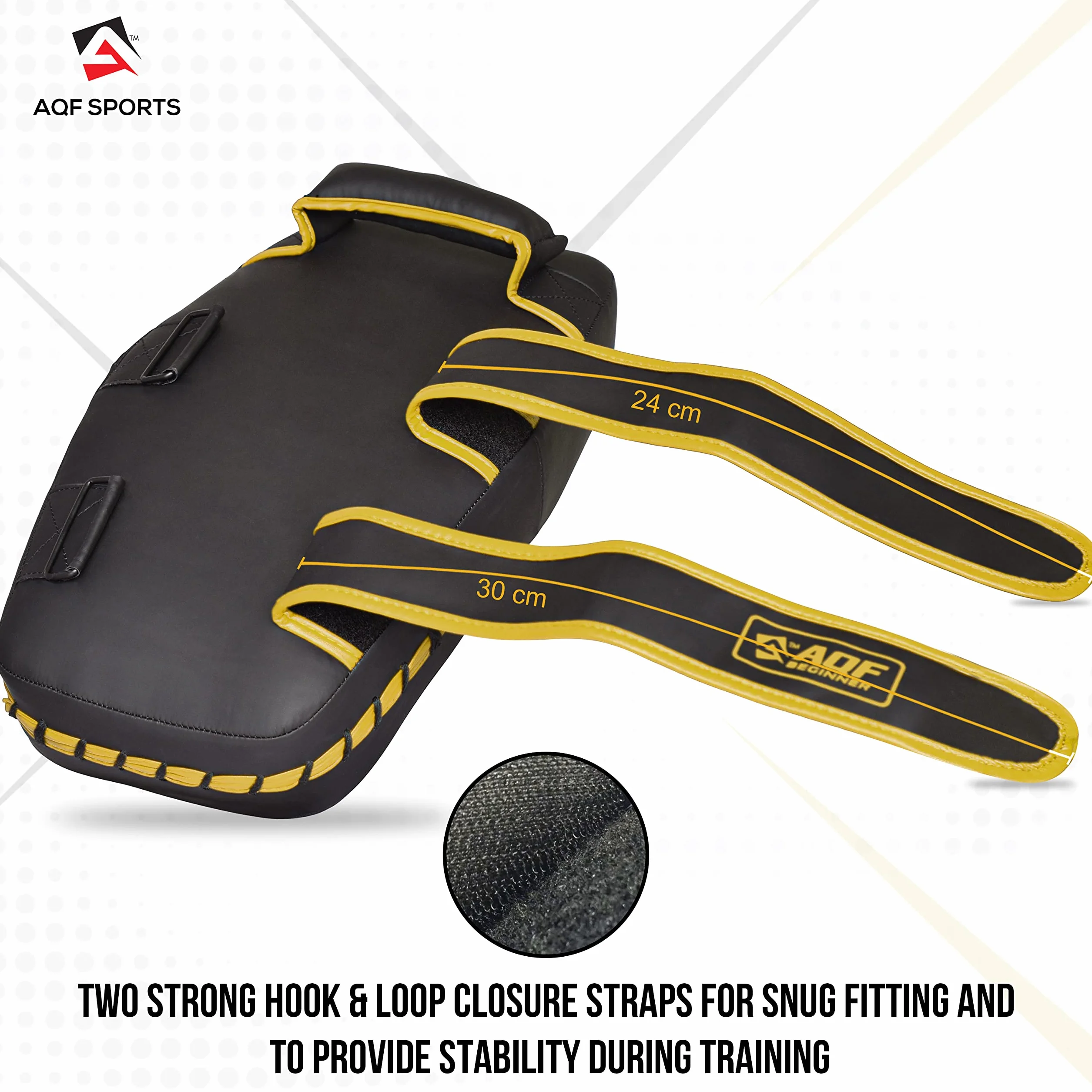 AQF Tajskie Klocki Do Kickboxingu Muay Thai Pad Z Solidnym Uchwytem, Maya Hide Leather Zakrzywiona Tarcza Strike Dla Boksu MMA Sztuk Walki Taekwondo, Treningu Sportów Ciosy