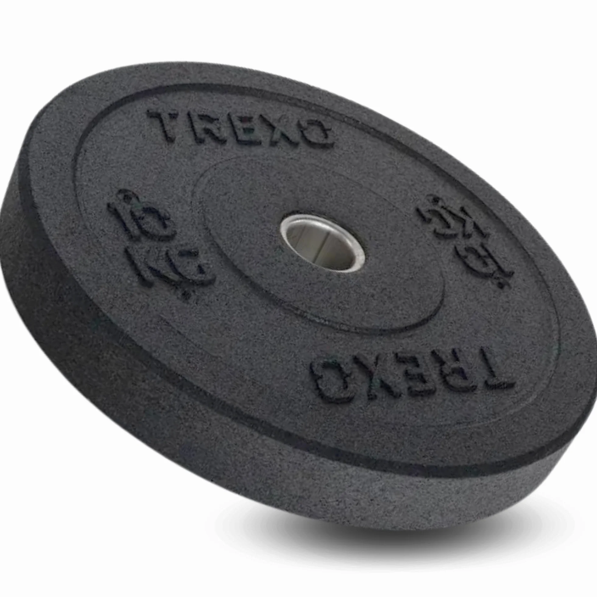 TREXO Olympic bumper tarcza do sztangi gumowana, trening siłowy crossfit