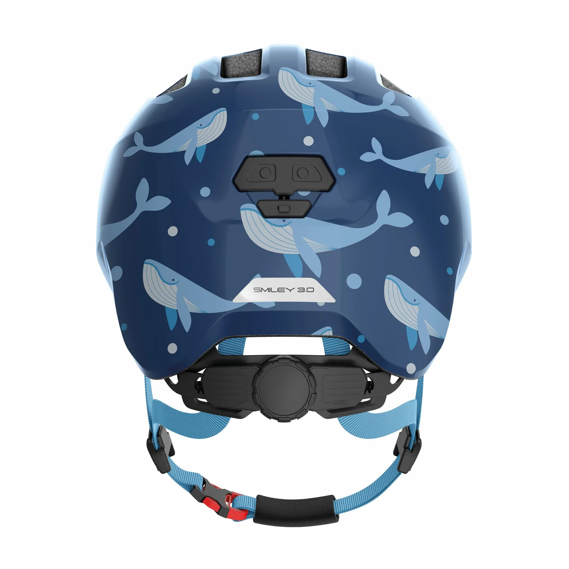 Abus Uniseks Smiley 3.0 67262 Kask Rowerowy, Niebieski (Blue Whale), M (50-55 cm)