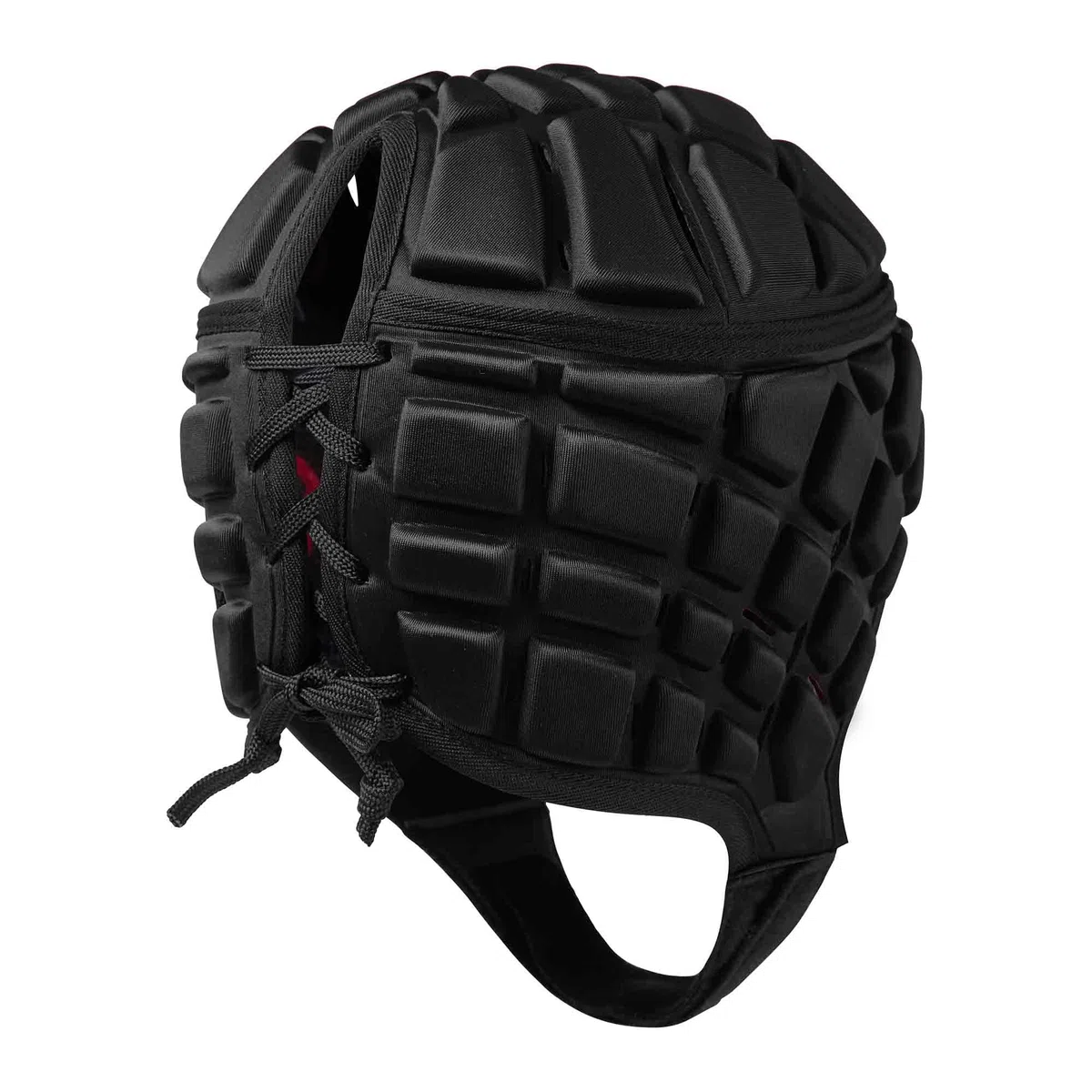 Canterbury Unisex – kask Raze Headguard dla dorosłych, czarny/czerwony, L