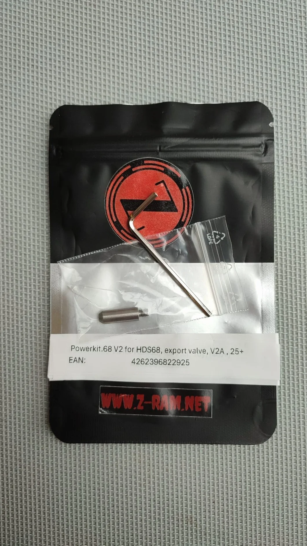 Z-RAM Powerkit.68 V2 do HDS68, Zawór wylotowy, V2A, 25J