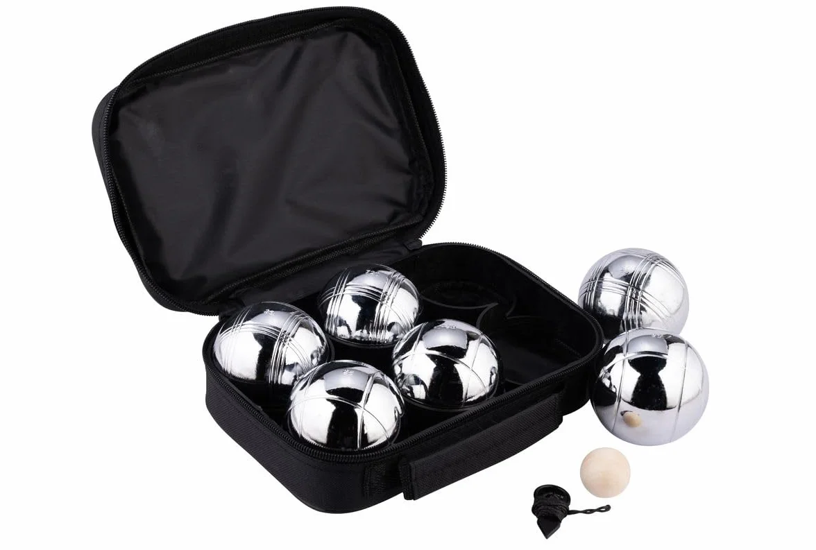 Jeu de boules 6 metalowych kulek w woreczku