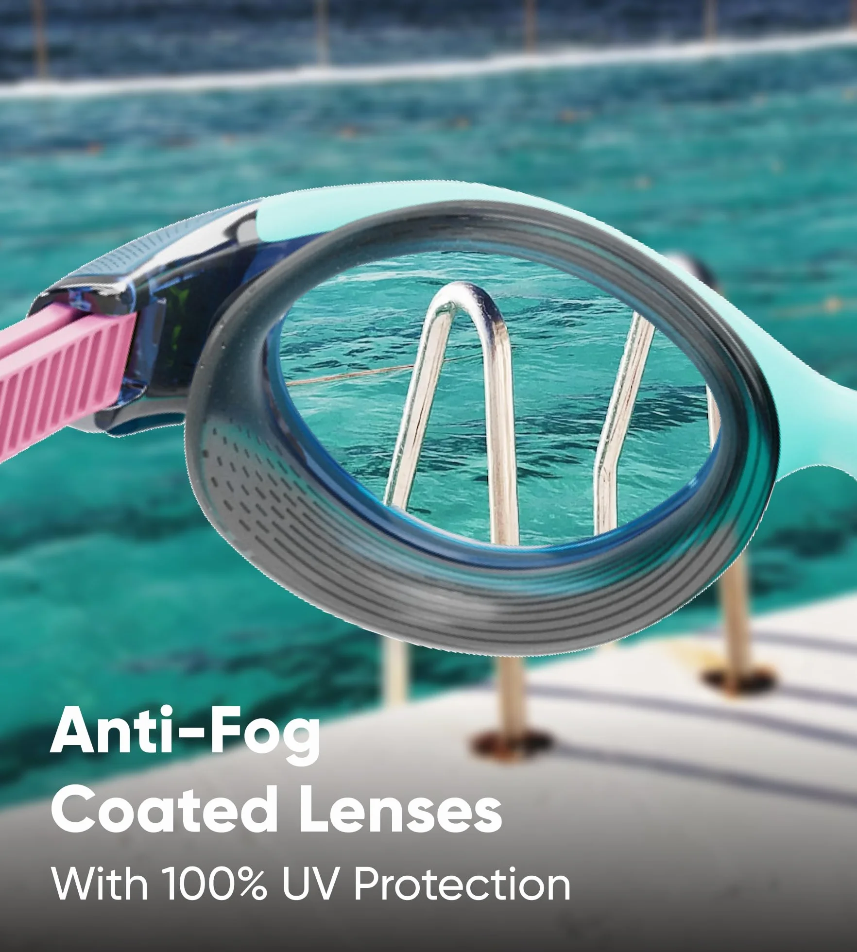 Speedo Gogle pływackie Kobiety Biofuse 2.0 Swimming Goggles | Female Design | Patented Adjust Mechanism | Anti-fog | Anti-leak | Comfort Fit (1 w zestawie)