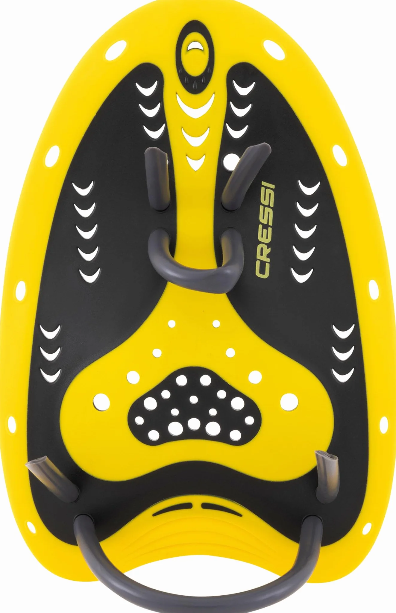 CRESSI Aqua Energy PRO Swim Paddles, łopata pływacka dla dorosłych, czarno-żółta, jeden rozmiar