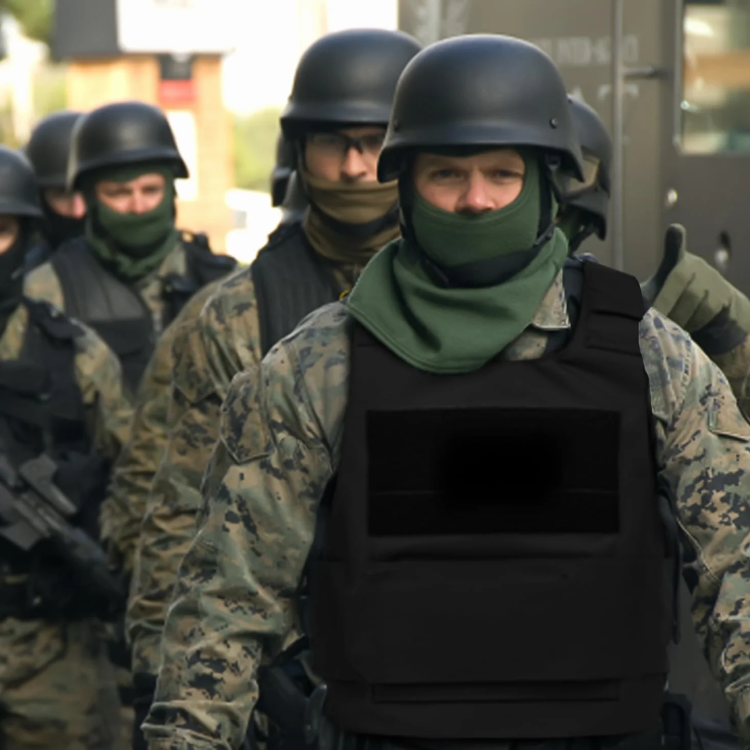 Favuit Kamizelka taktyczna, czarna, Airsoft Paintball, kamizelka regulowana, ochrona piersi, kamizelka sportowa, akcesoria taktyczne, na polowanie, wędkowanie, kemping, airsoft, paintball